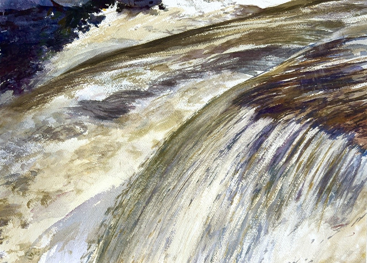 Plein Air, 4:50-6pm, Swallow Falls, MD, 6.10.25