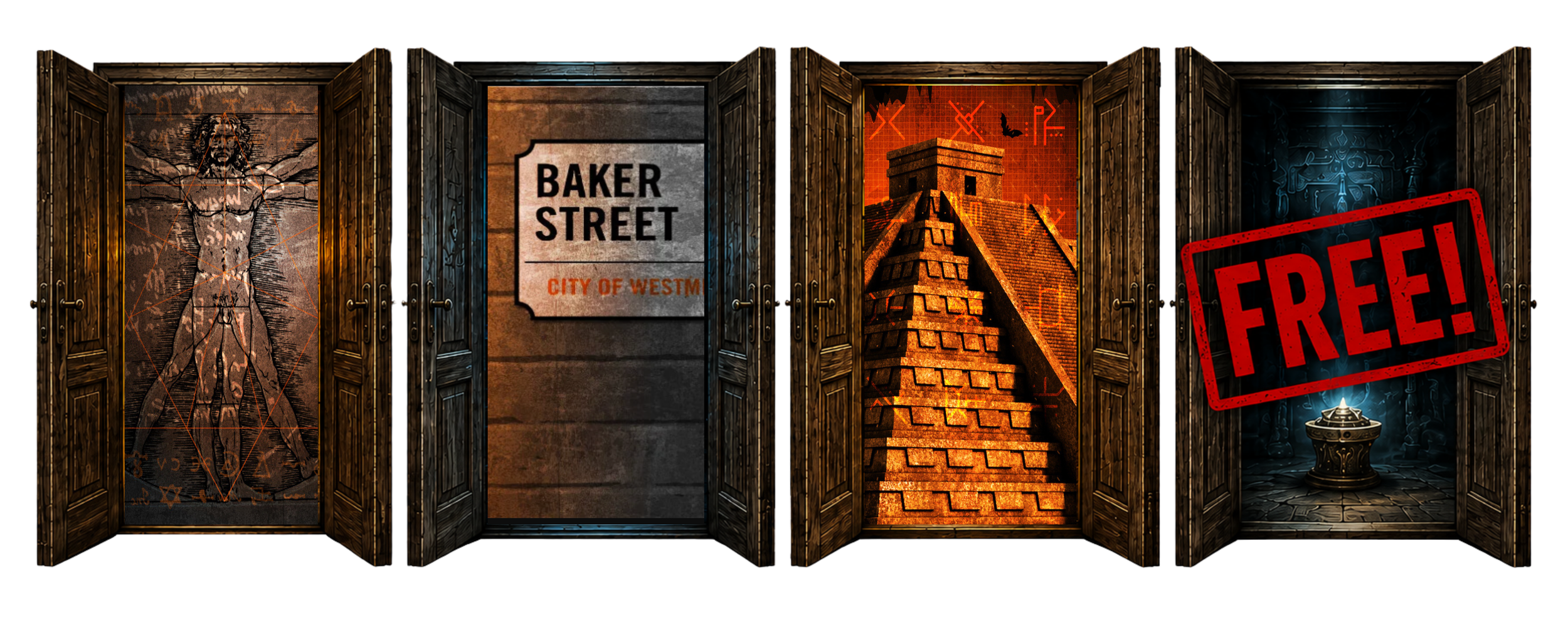 Escape London enthusiast offer to book three escape room games and receive the fourth game free