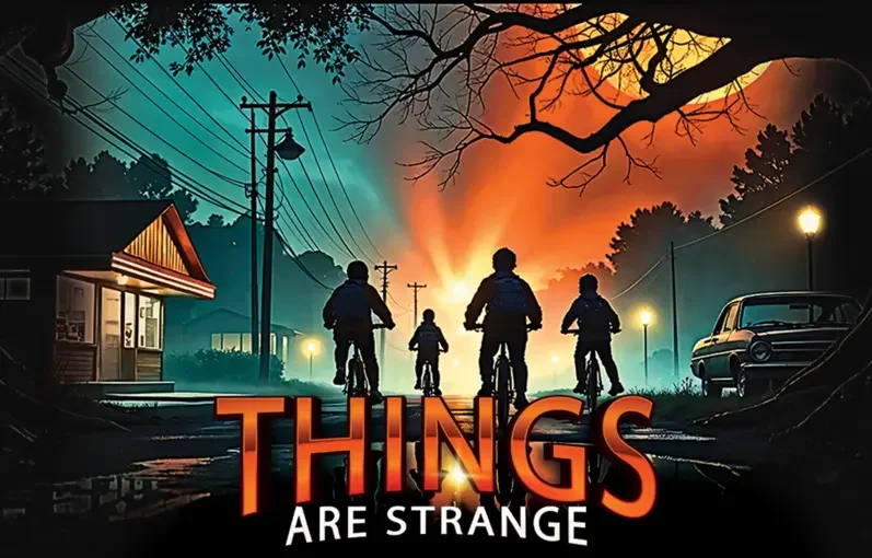 Things are strange escape room game in Hammersmith Branch in West London, Horror Escape room