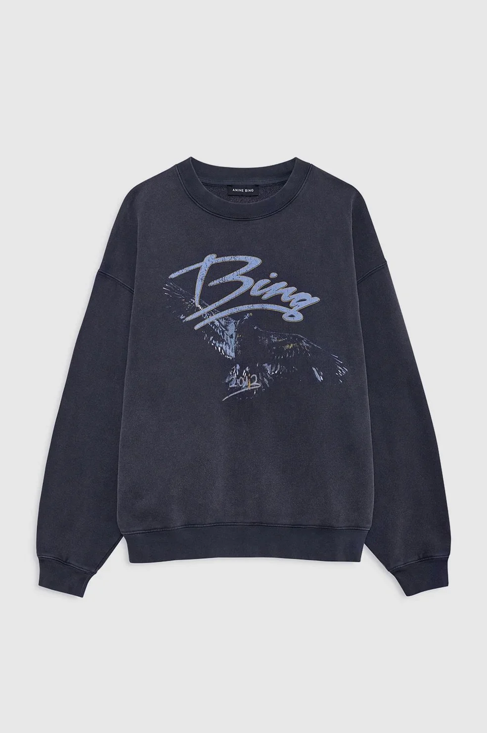 Anine Bing - Spencer Sweat Eagle - Washed Black