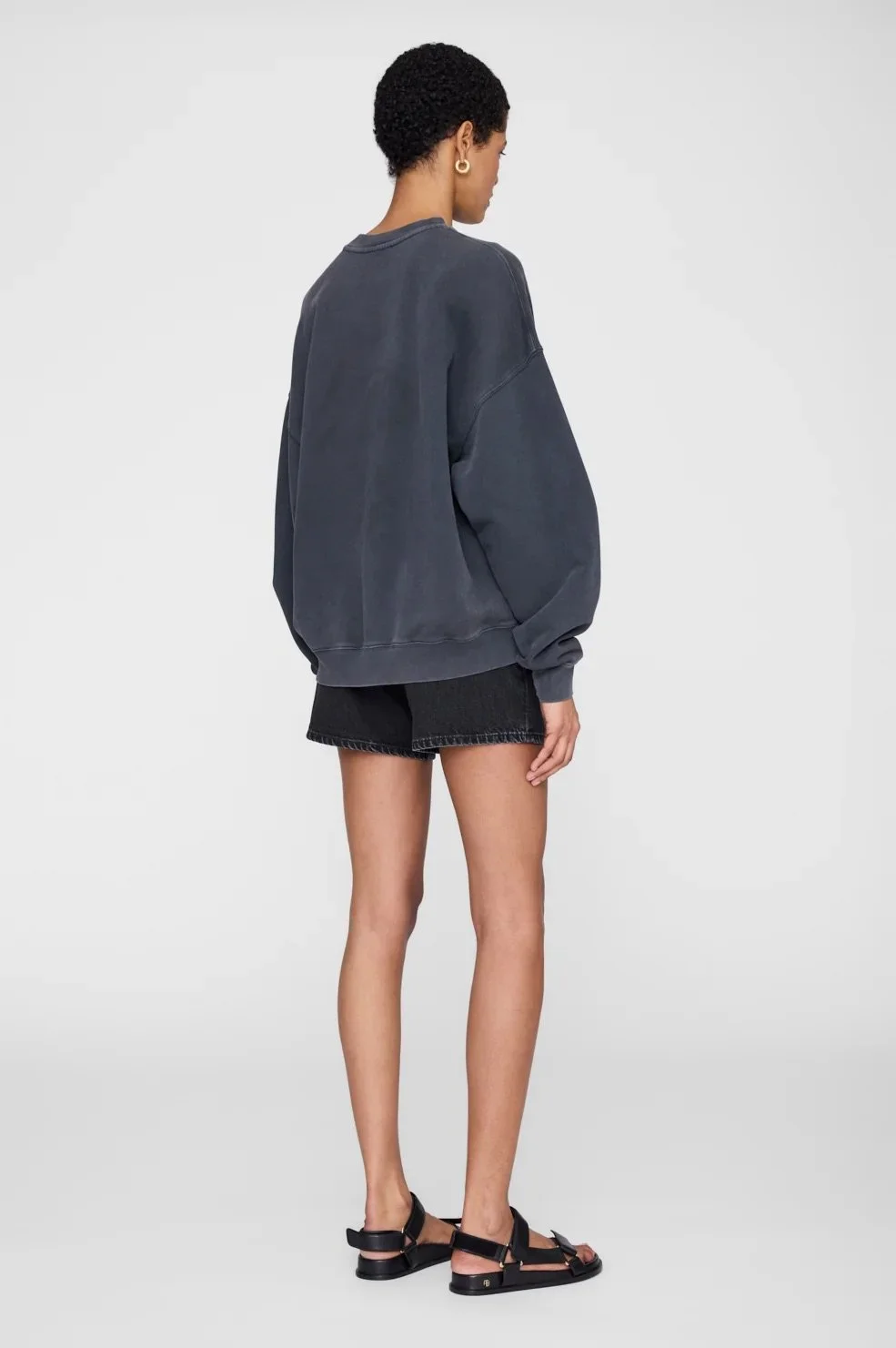 Anine Bing - Miles Sweat Palms - Washed Grey