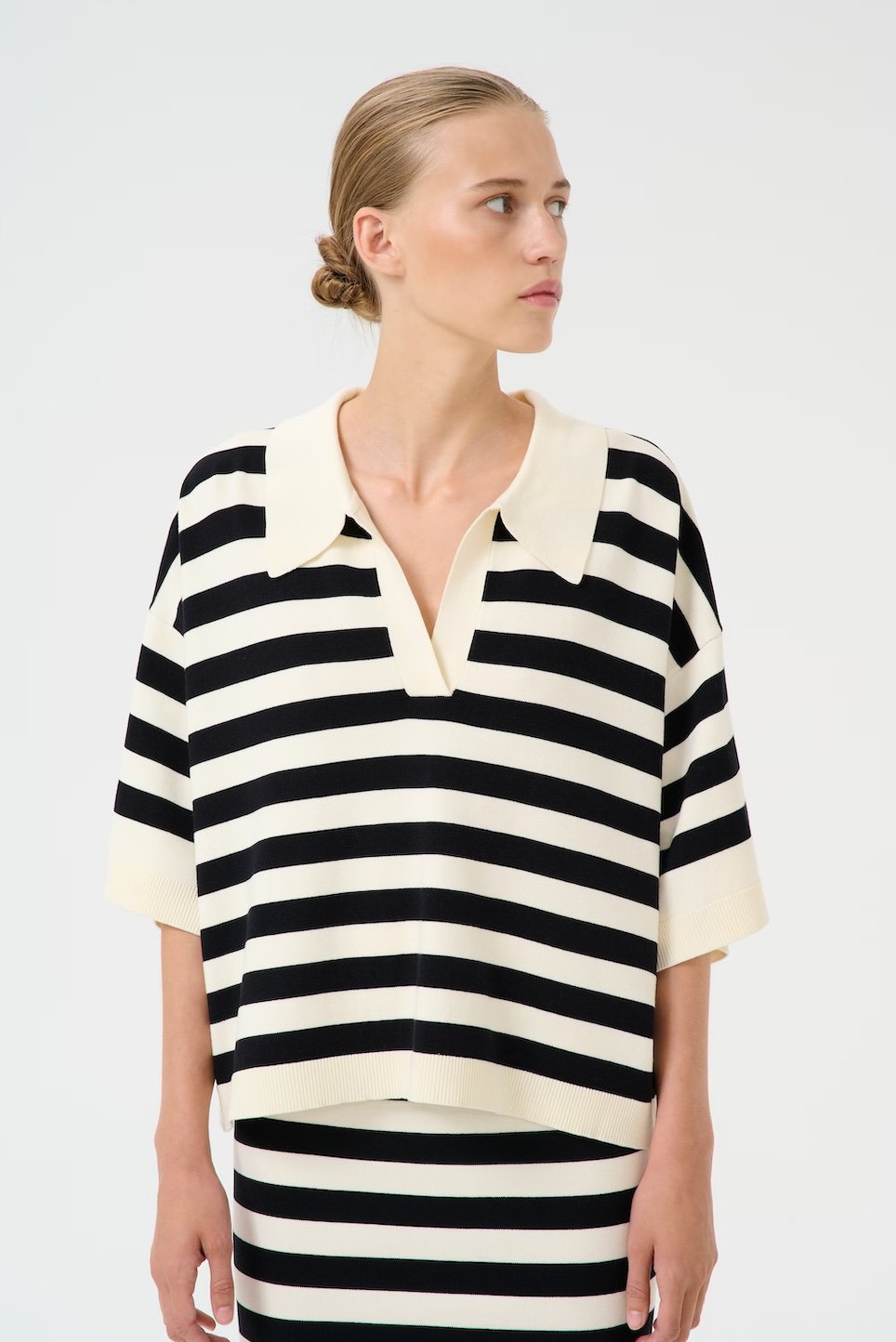 Gestuz - Zalli Pullover - Black Stripes