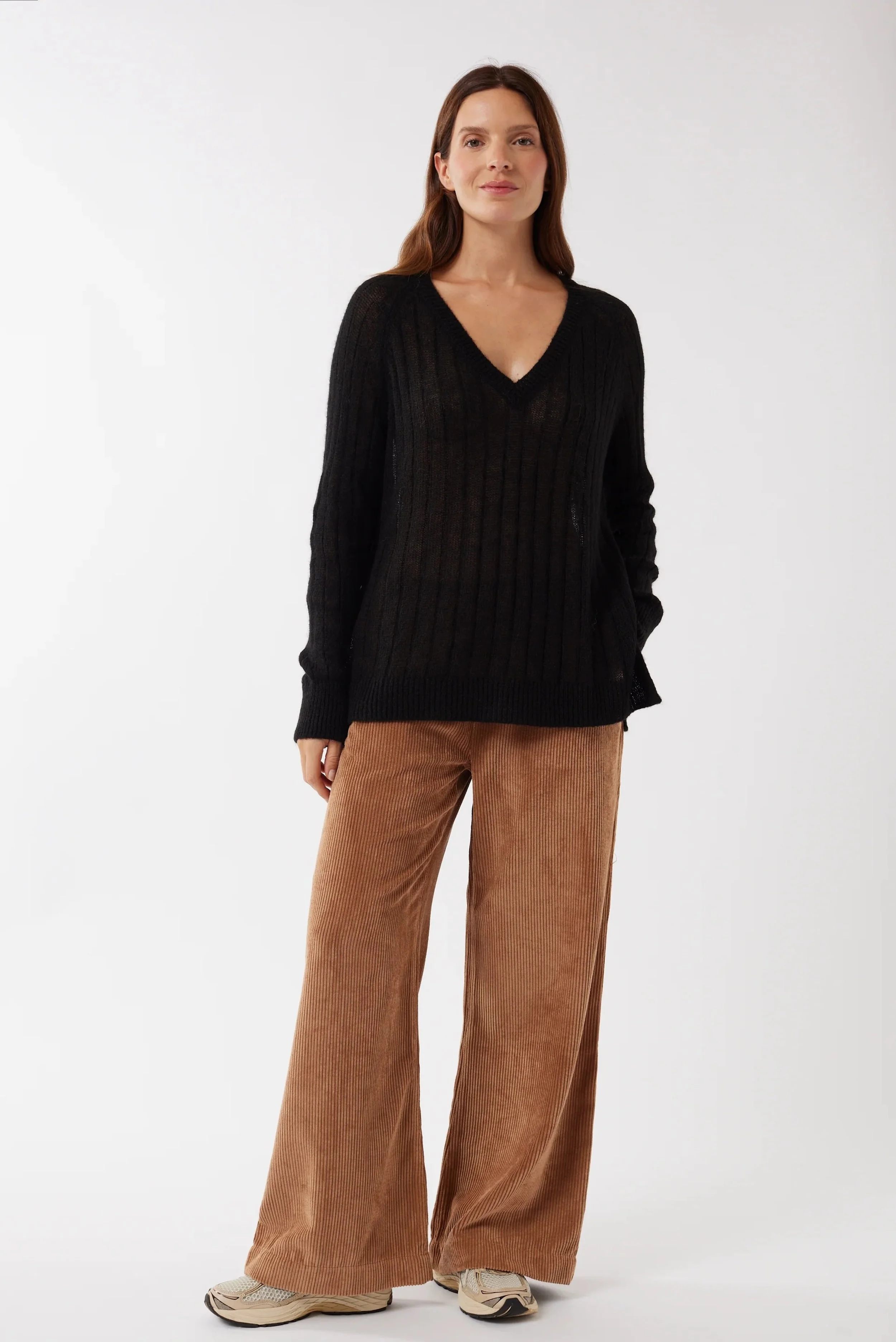 Maevy - Pull Azur Raglan - Noir