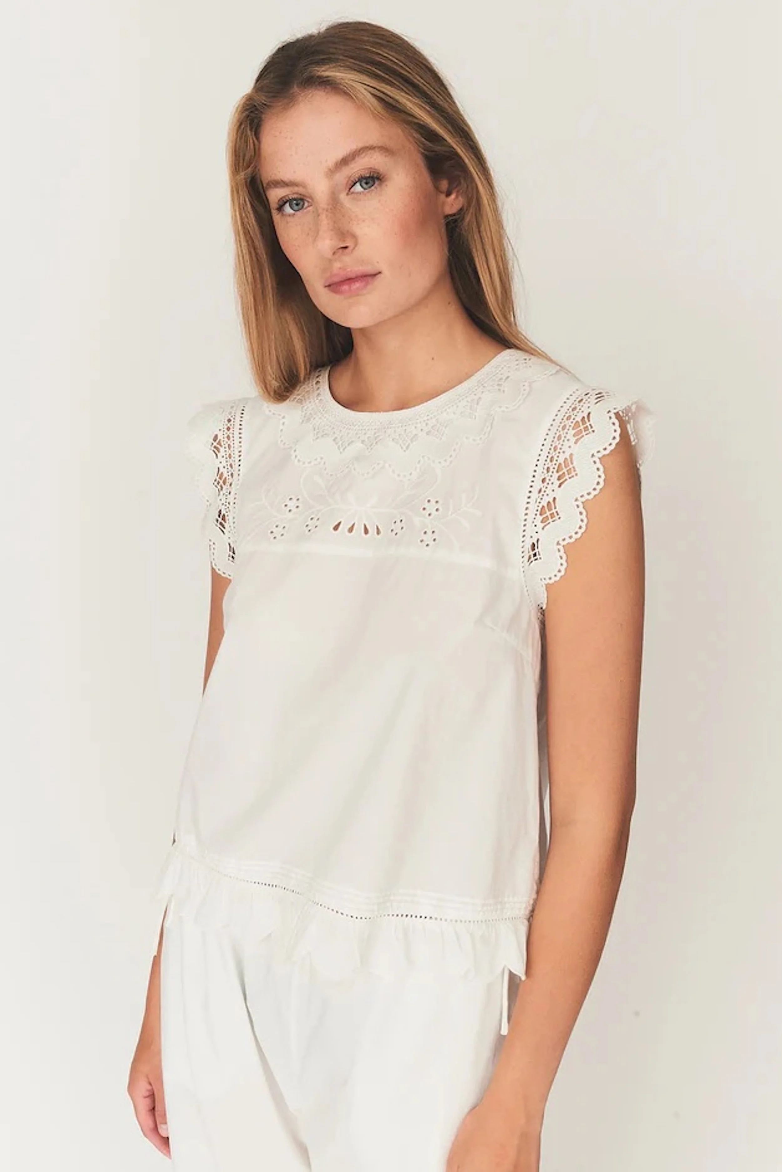 The Garment - Kristen Cloth Top - White