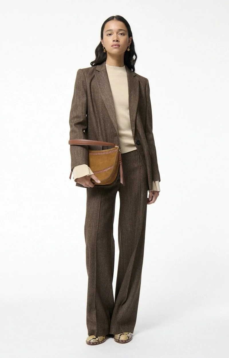 Vanessa Bruno - Veste Chevron Tilia - Brown