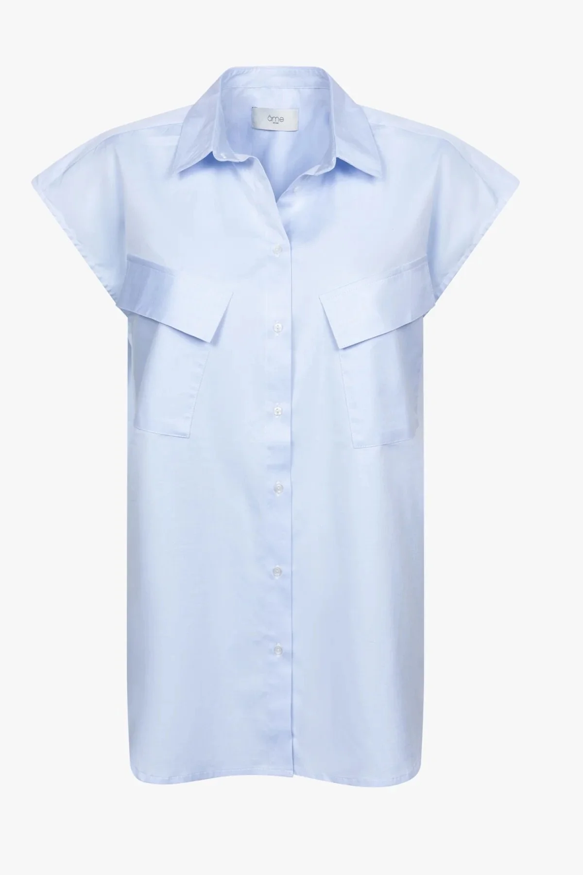 Âme - Nisrine Sleeveless Shirt - Light Blue