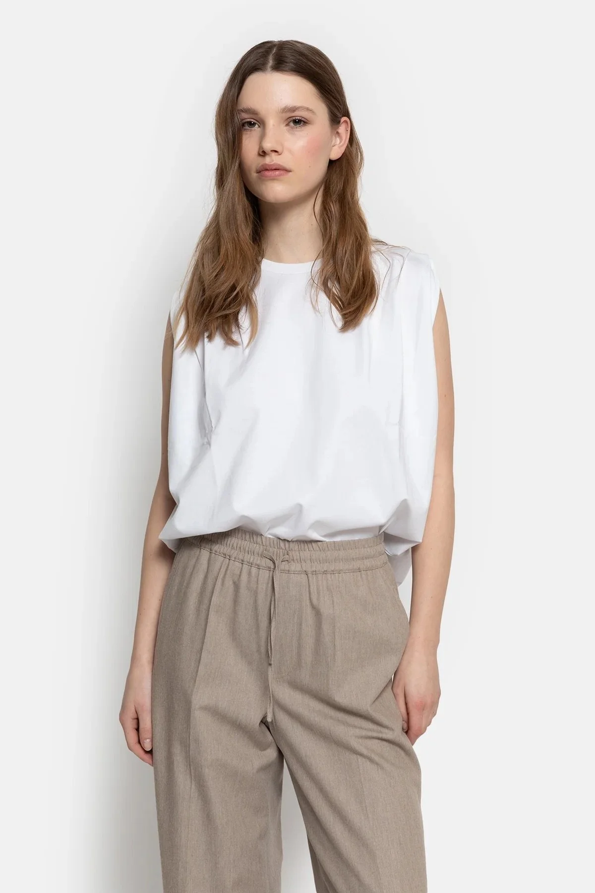 Âme - Jules Wide Pant - Taupe