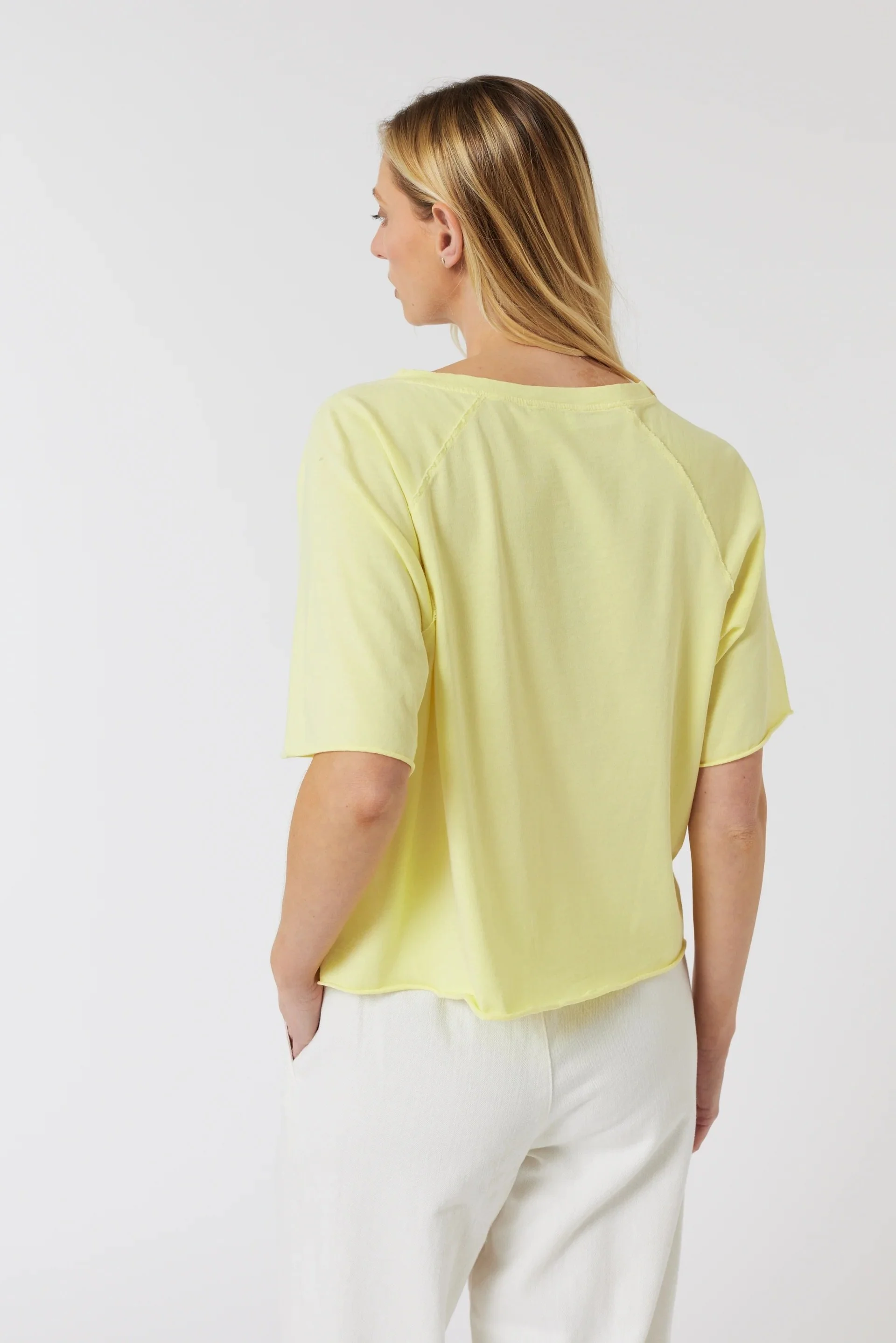 Maevy - Top Raglan Corvette - Lemon Curd