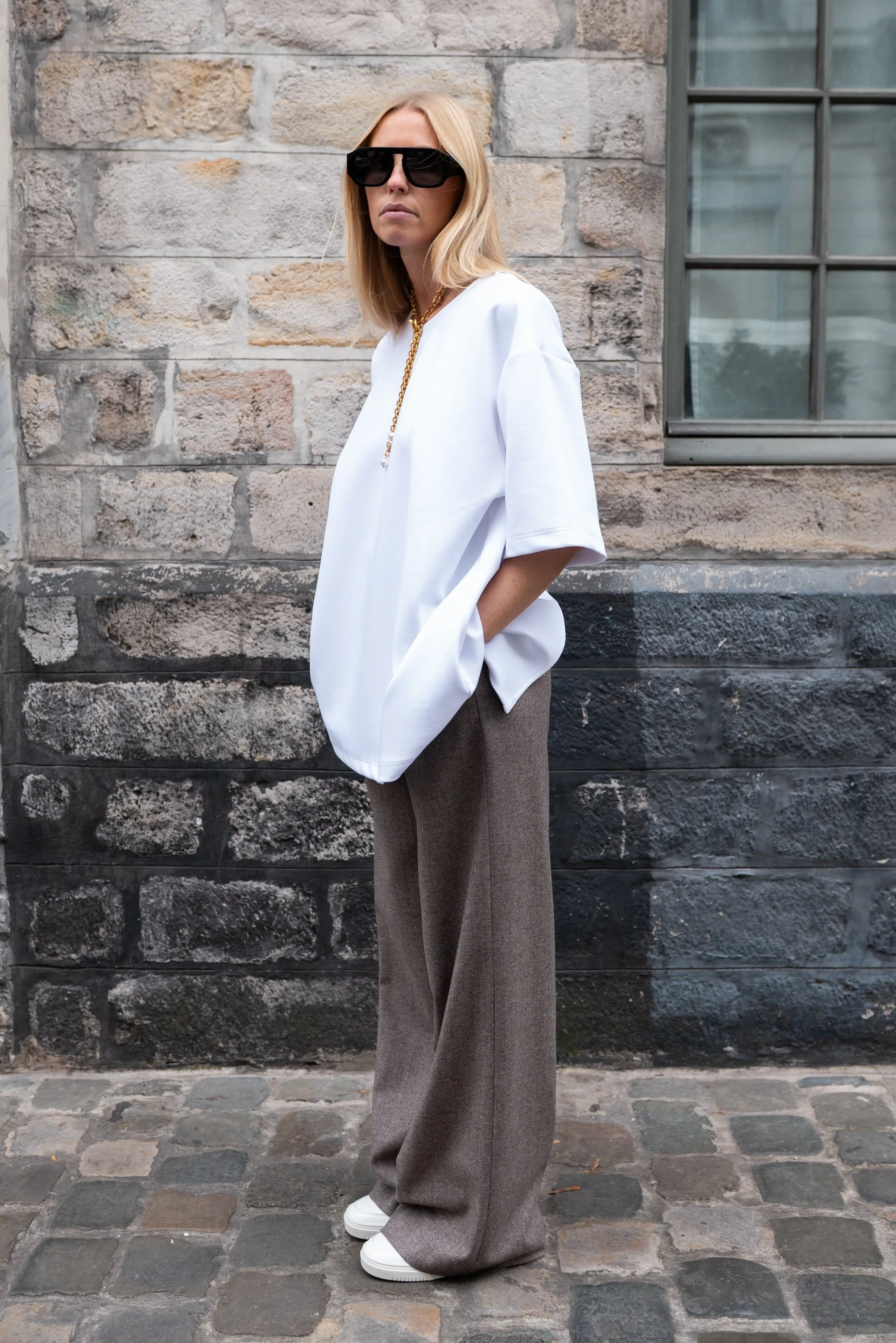The Garment - TG Bow Tee - White