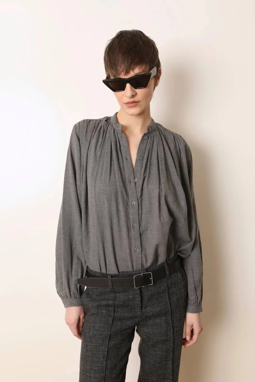 Laurence Bras - Blouse Poppy - Gris