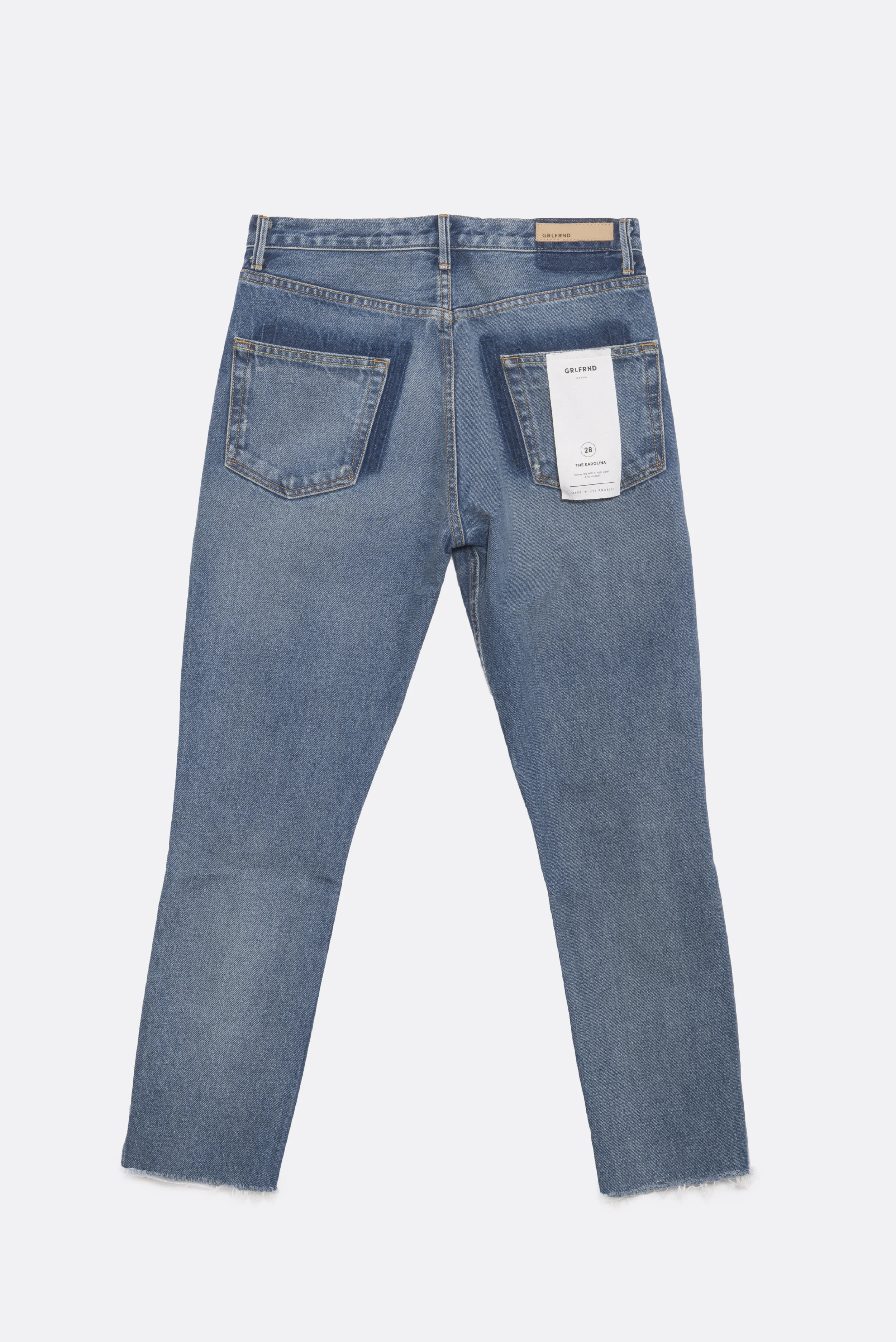 Grlfrnd - Karolina Slit Hem Jeans - Smiths