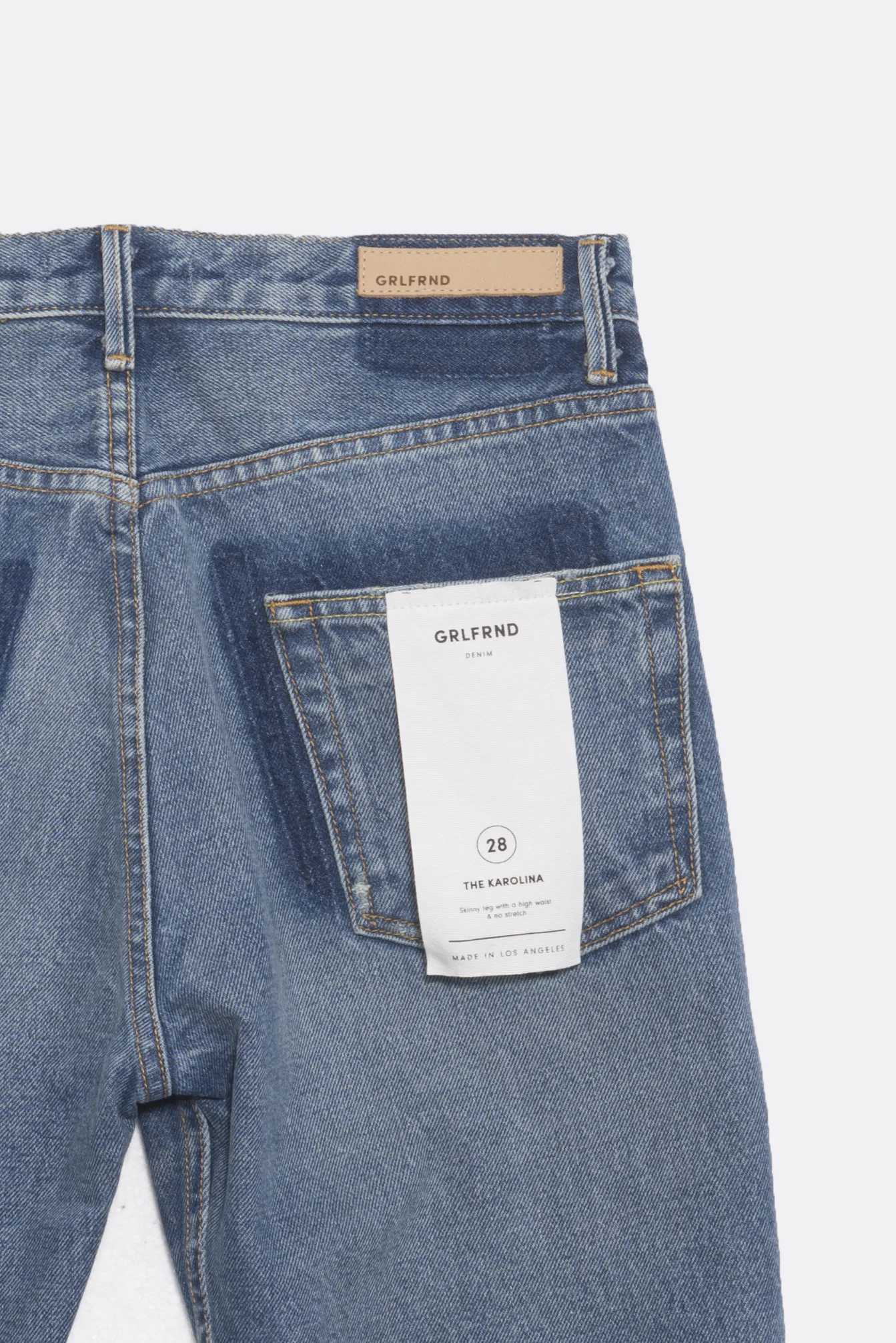Grlfrnd - Karolina Slit Hem Jeans - Smiths