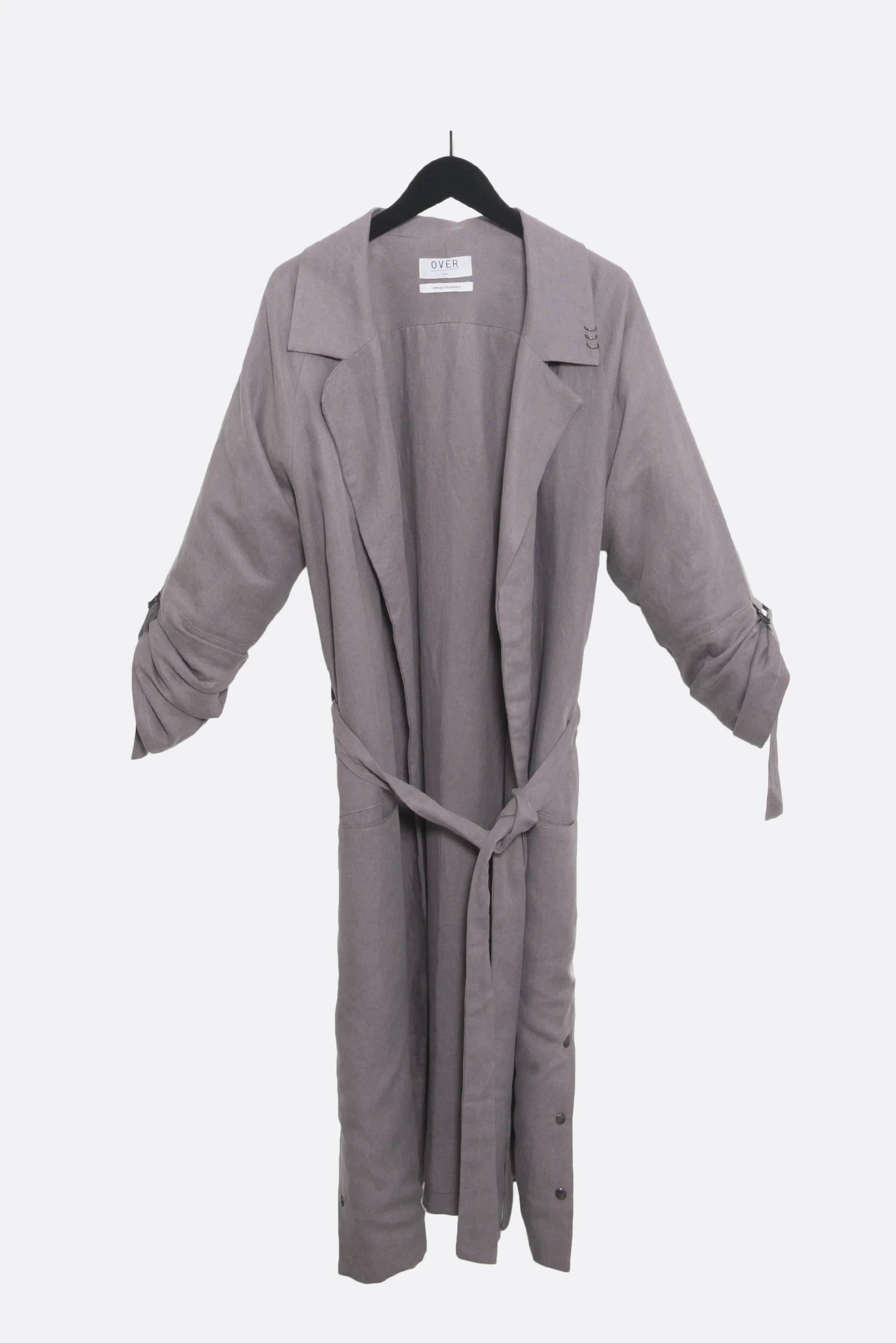 Over Paris - Trench Gilian - Gris Clair