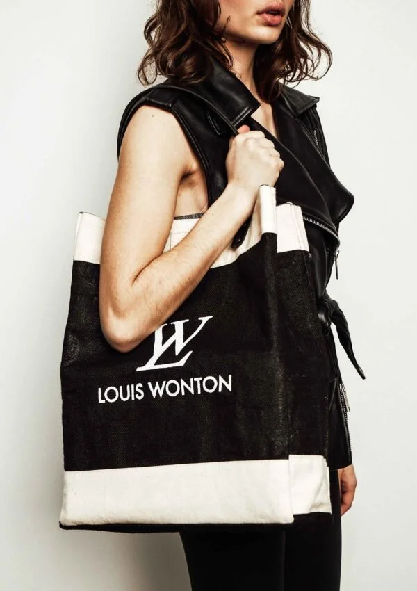 Market Bag - Louis Wonton Bag - Black 