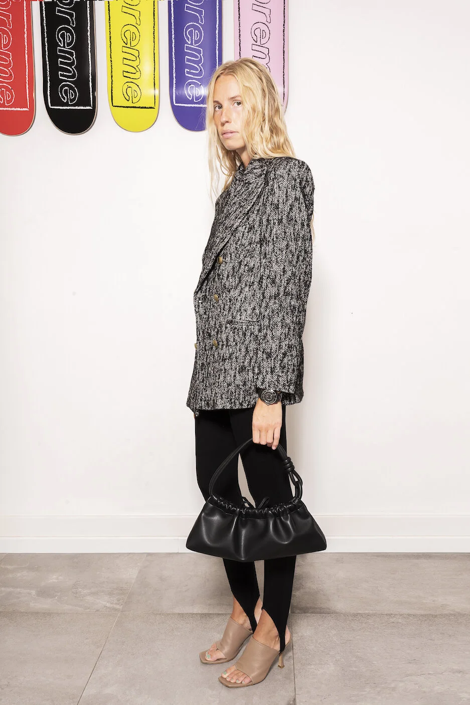 Nanushka - Valerie Vegan Leather HandBag - Black