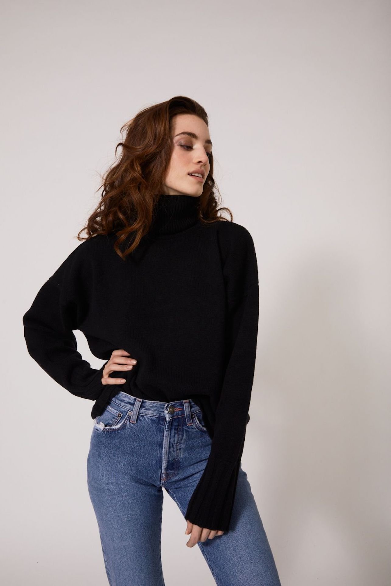Tomboy - Ely Turtleneck - Black