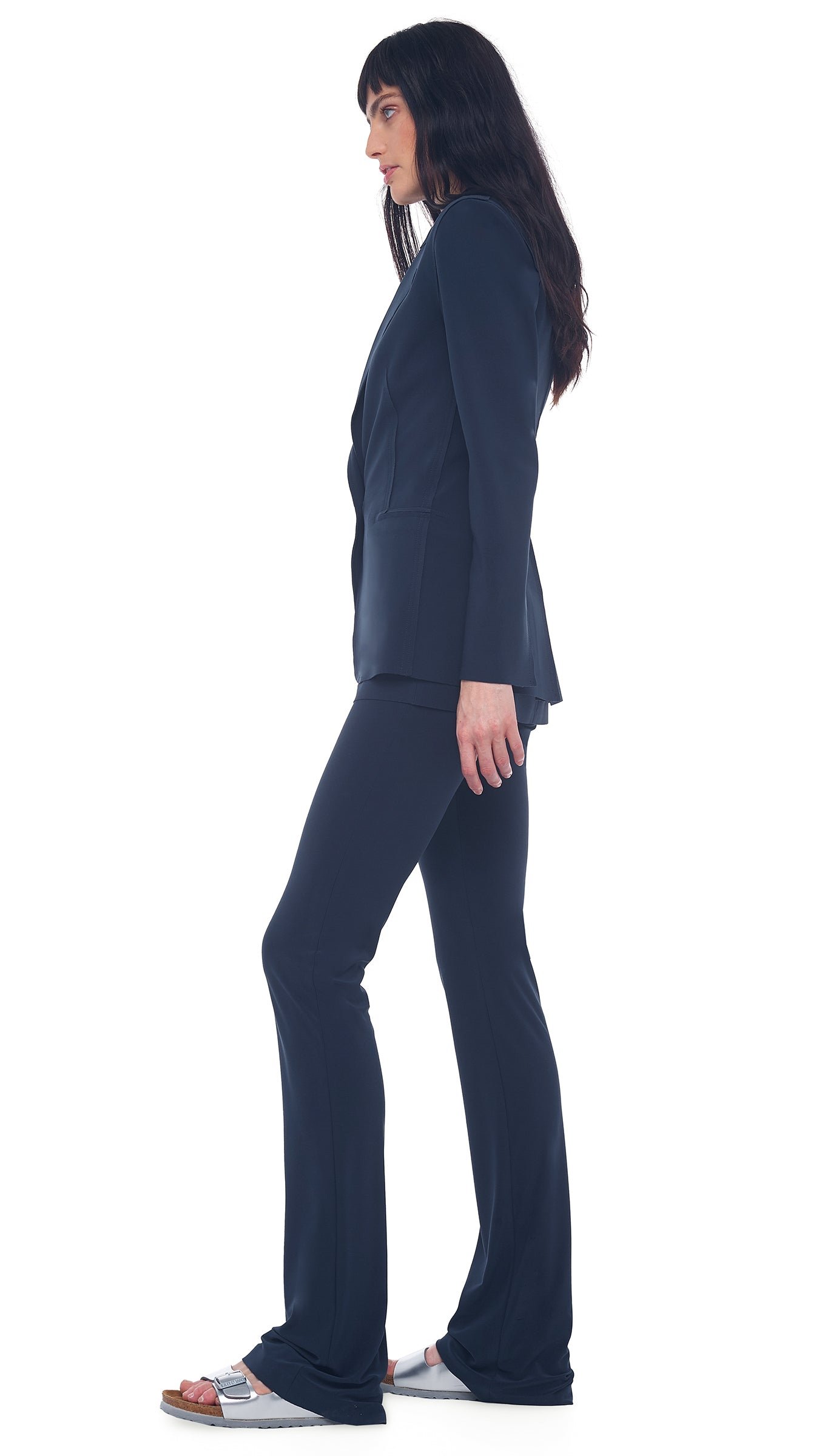 Norma Kamali - Single Breasted Jacket - Black