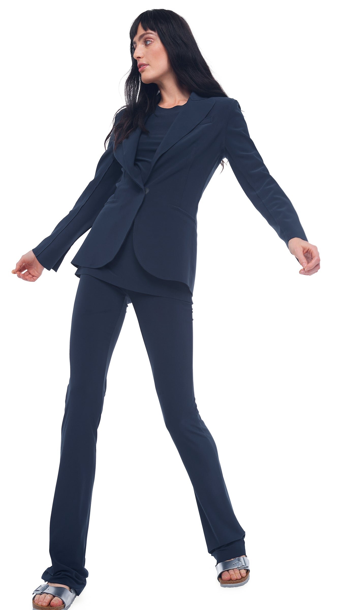Norma Kamali - Single Breasted Jacket - Black