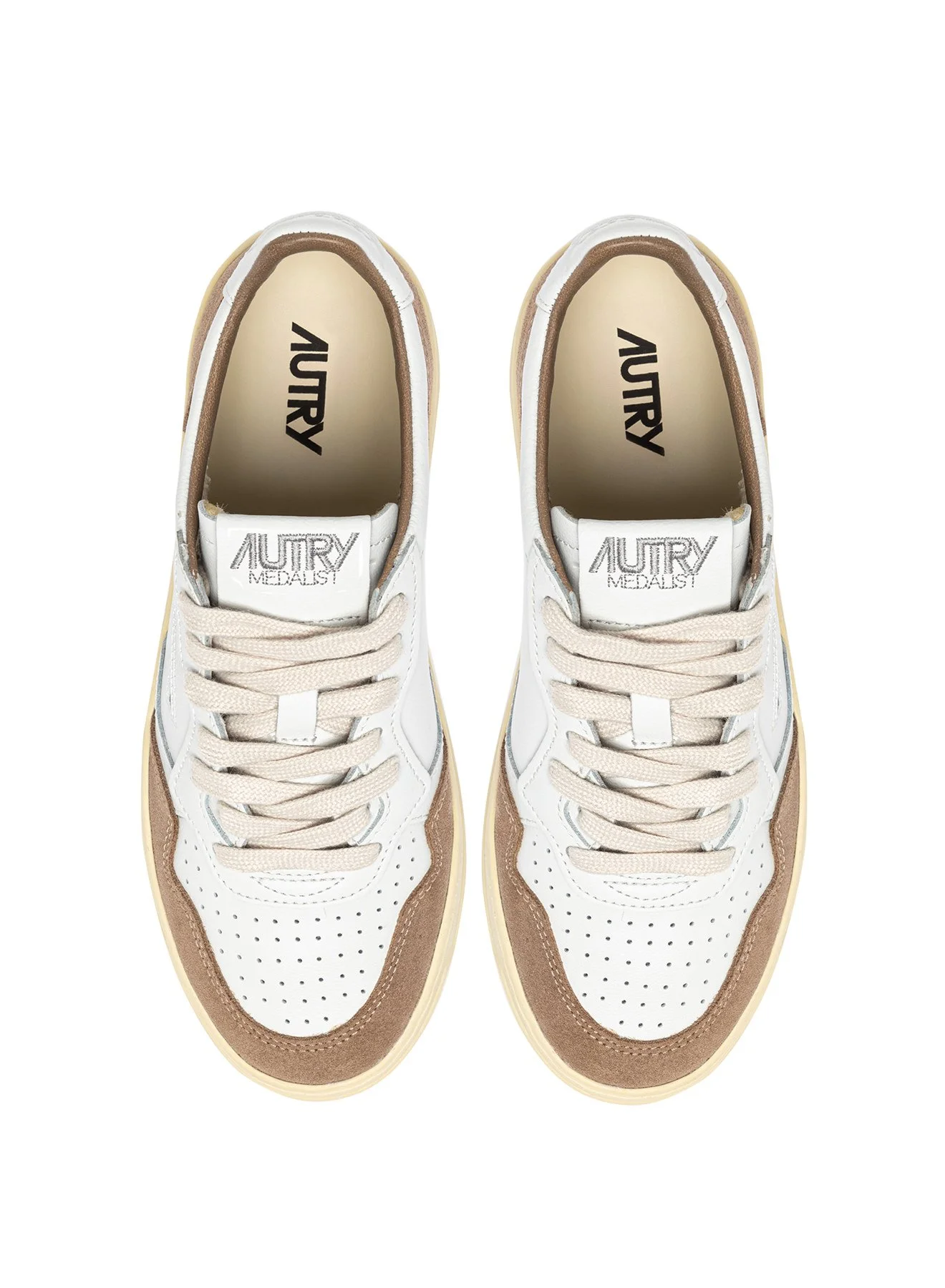 Autry - White Med Leather/Suede FT02 - Antilope