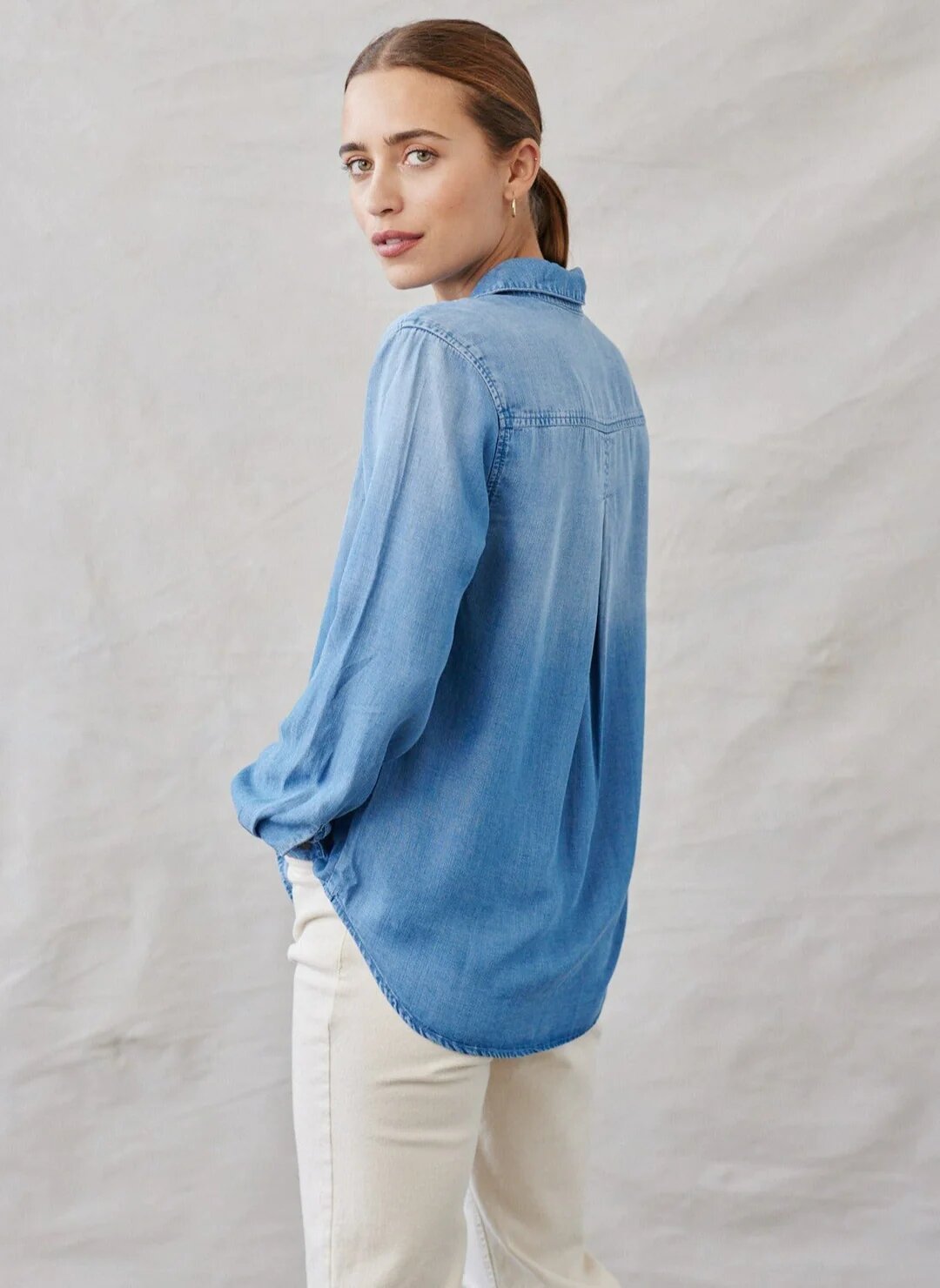 Bella Dahl - Button Down Shirt - Med/Ombre