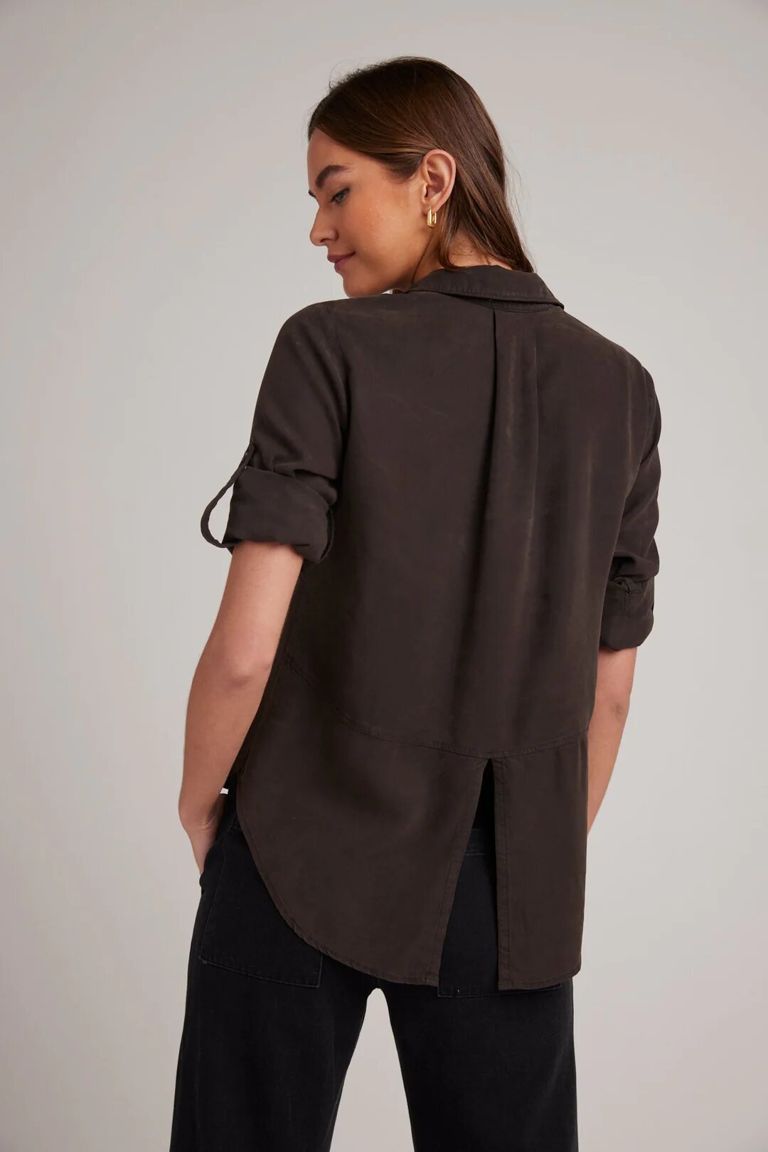 Bella Dahl - Split Back Button - Quartz Brown