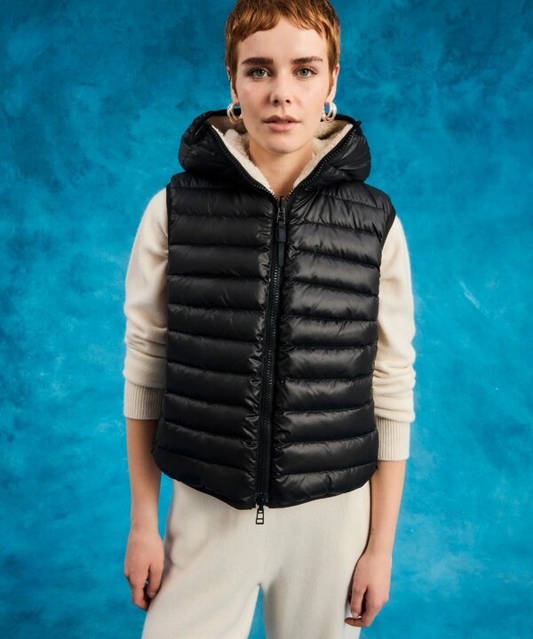 Peuterey - Tropical Reversible EcoFur Vest - Black