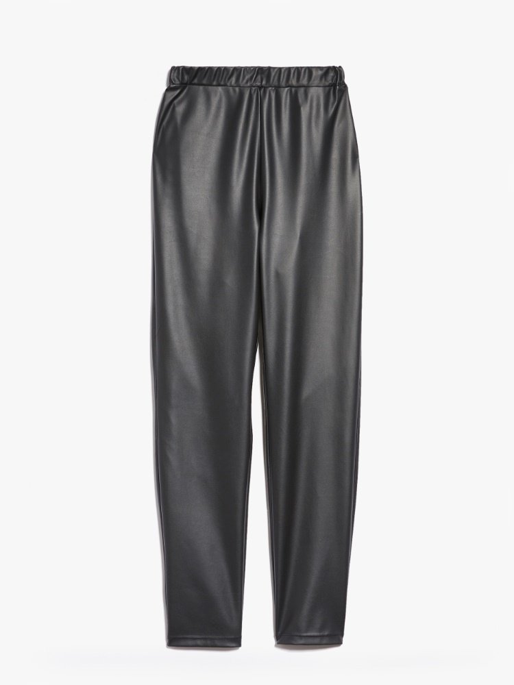 Max Mara - Zefir Ecocuir Pant - Black