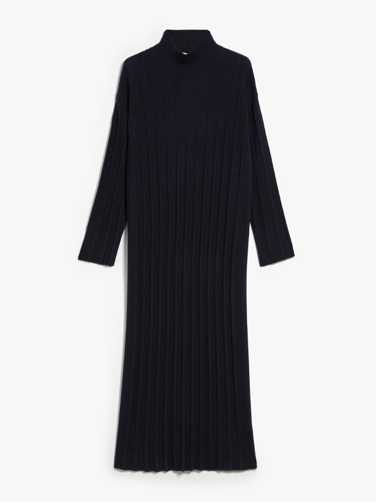 Max Mara - Arezzo Rib Wool Dress - Black