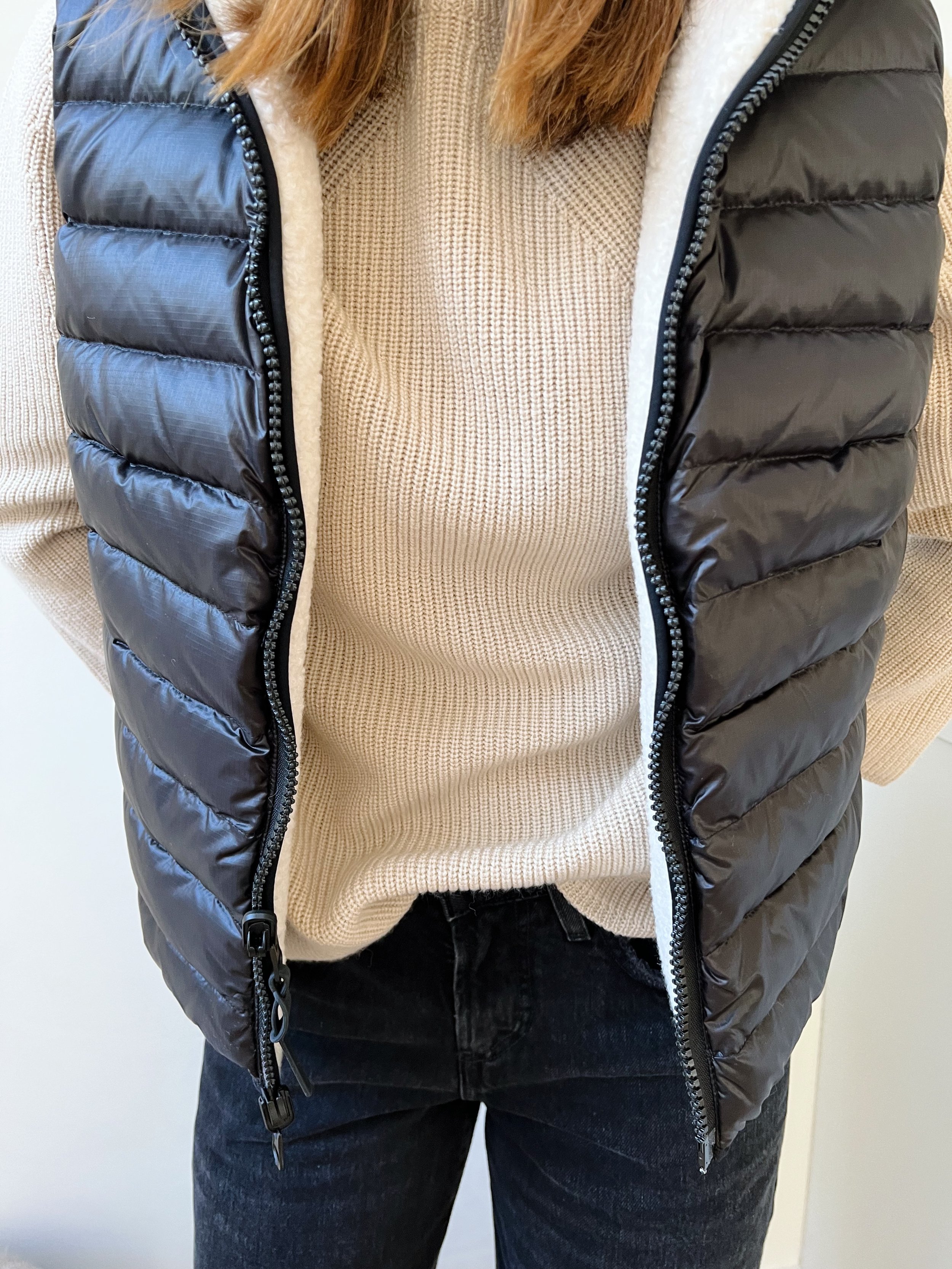 Peuterey - Tropical Reversible EcoFur Vest - Black