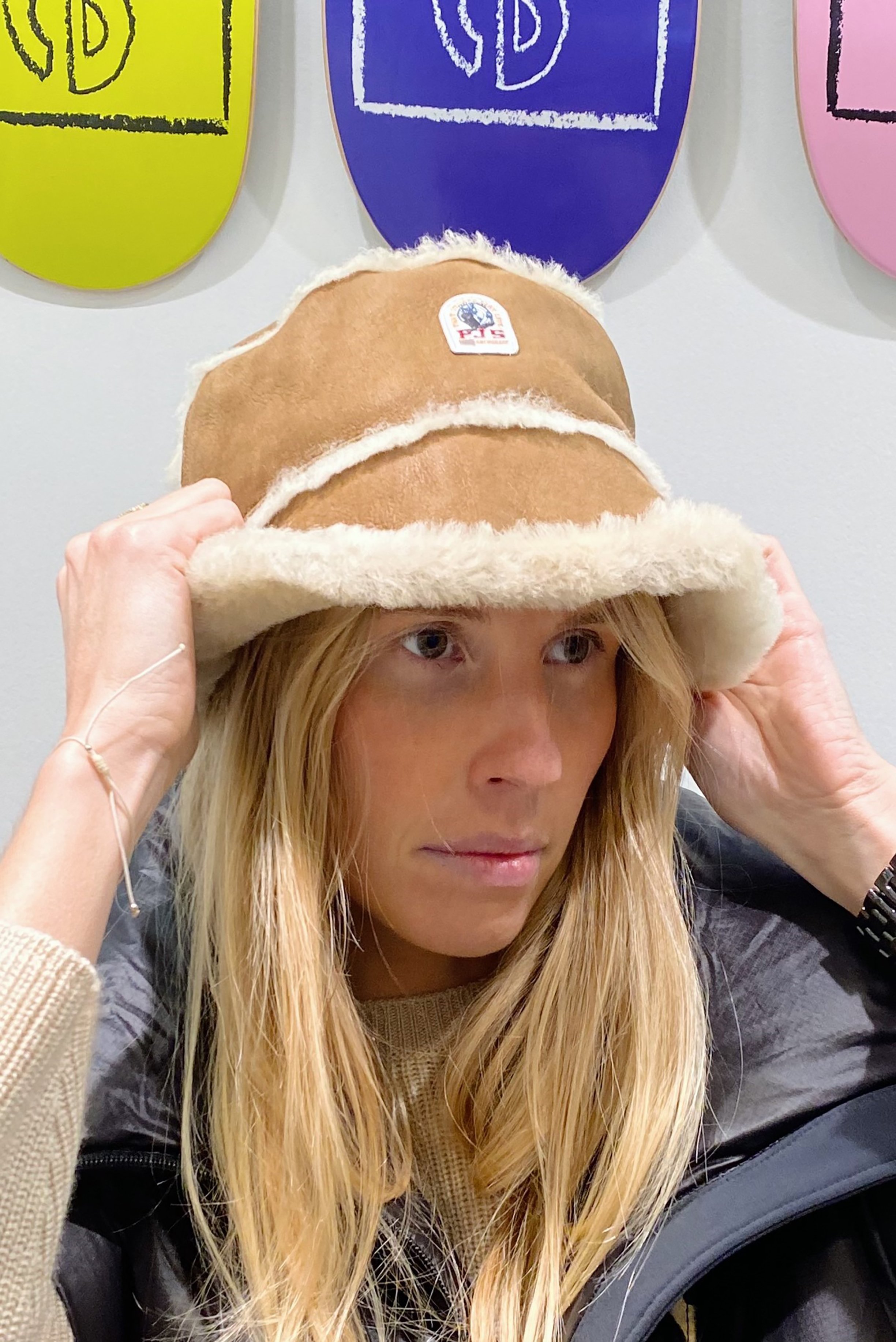 Parajumpers - Shearling Bucket Hat - Camel
