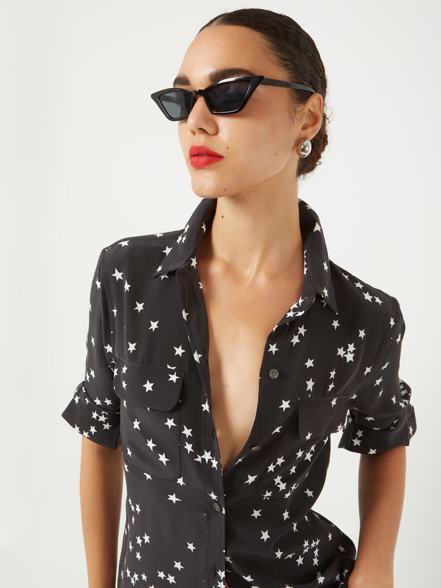 Equipment - Slim Signature Shirt - Star