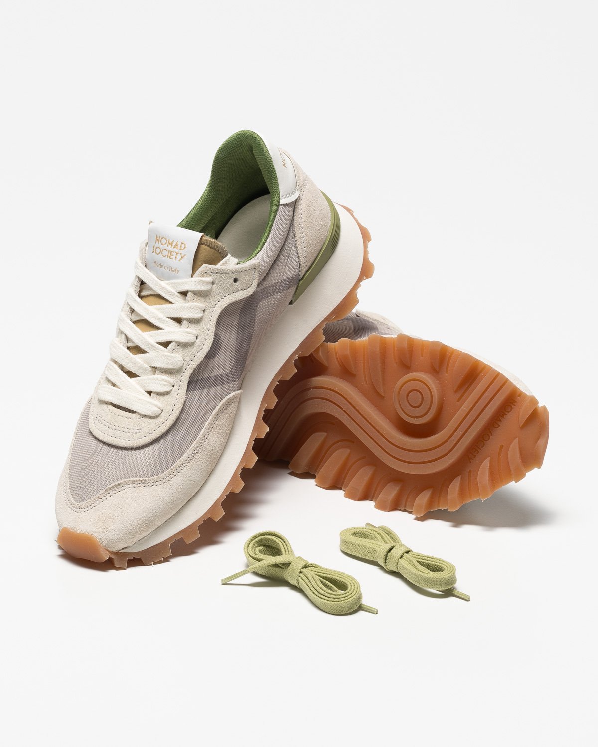 NOMAD SOCIETY - Veloce Sneakers - Bone