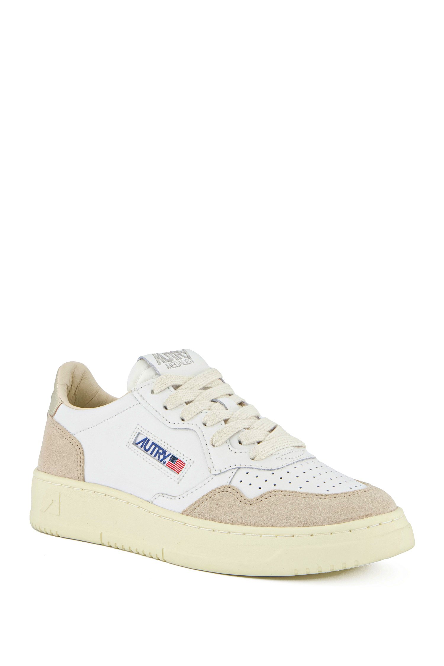 Autry - Low Suede Medalist LS75 - Gold