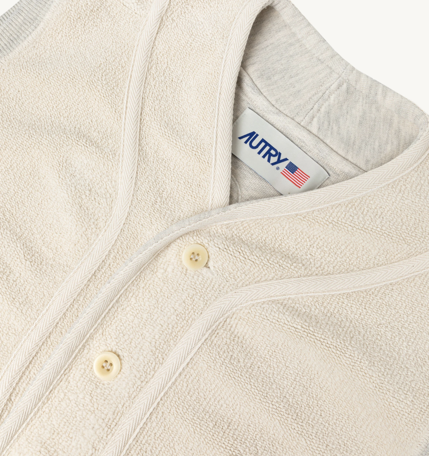 Autry - Jersey Vest - Cream