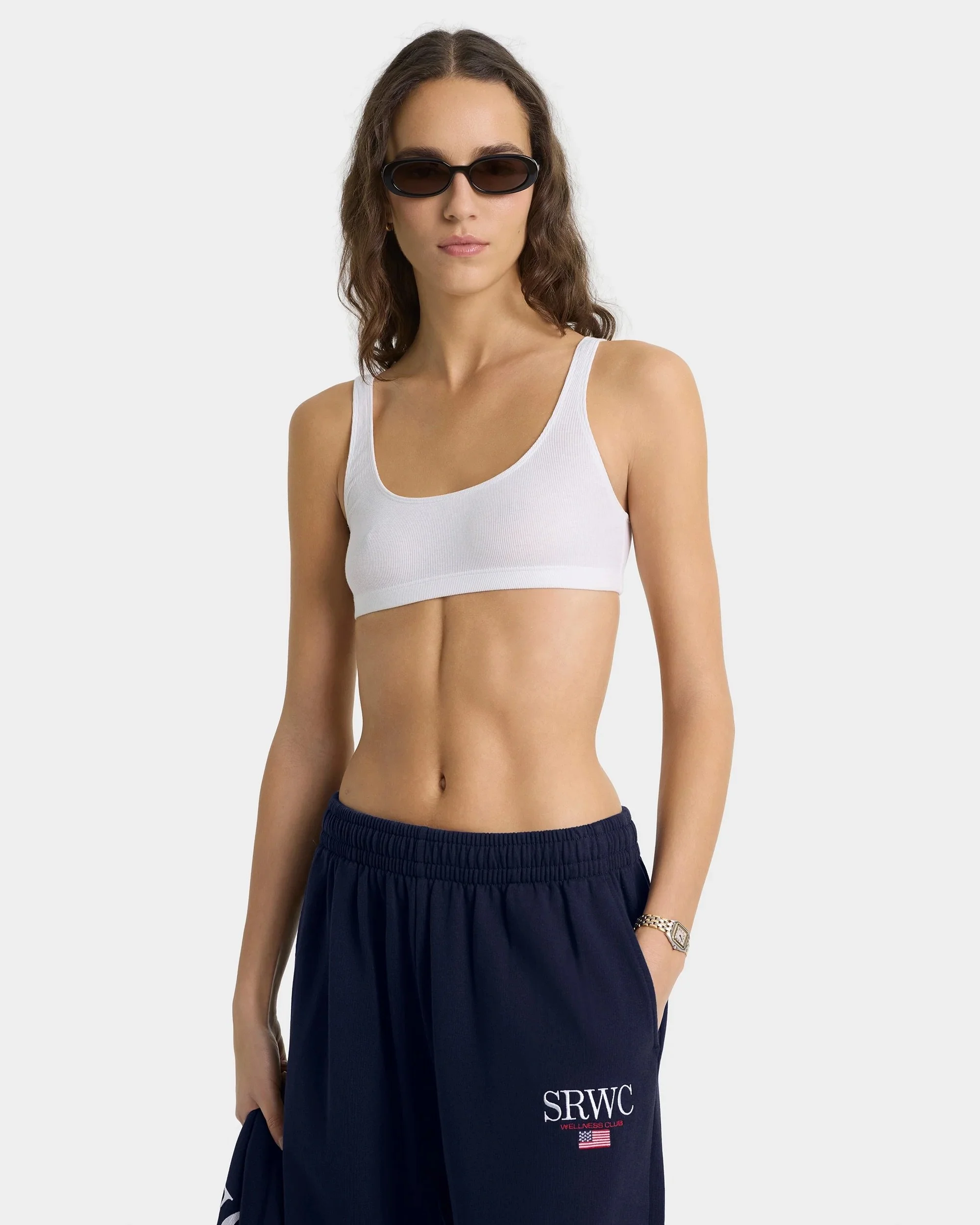 Sporty&Rich - Nautical Wide Sweatpants - Dark Navy