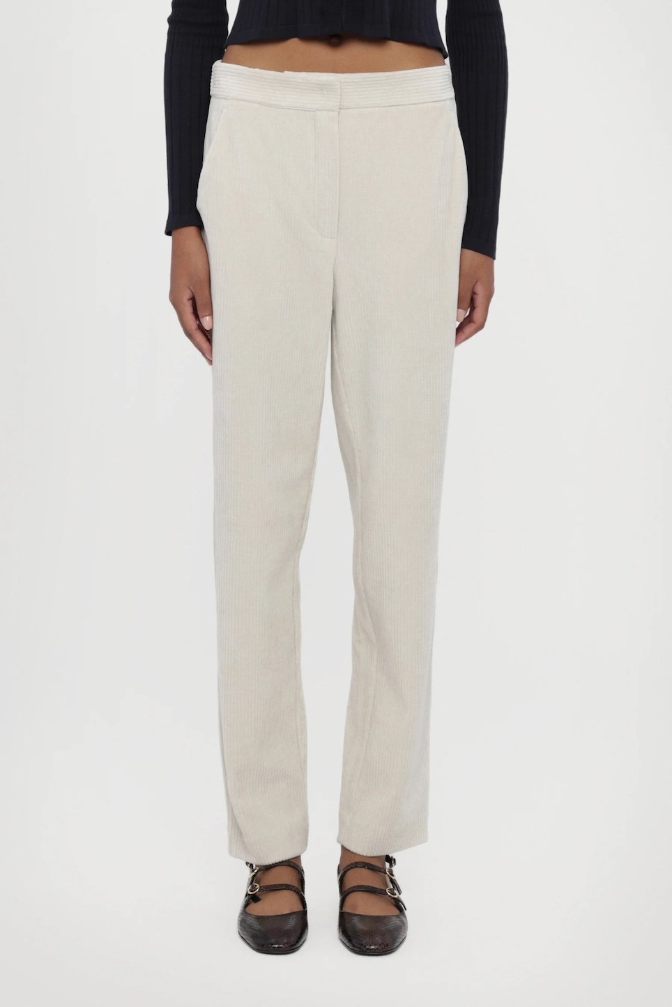 Max Mara - Pinza Rib Pant - Beige