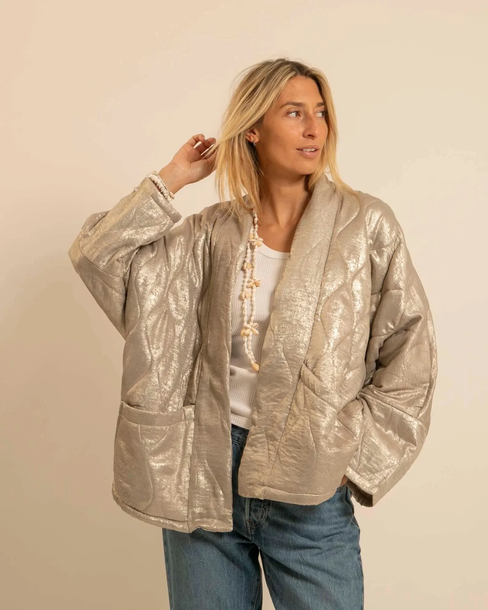 AOKYANOS - Kimono Chicago - Irisé Gold