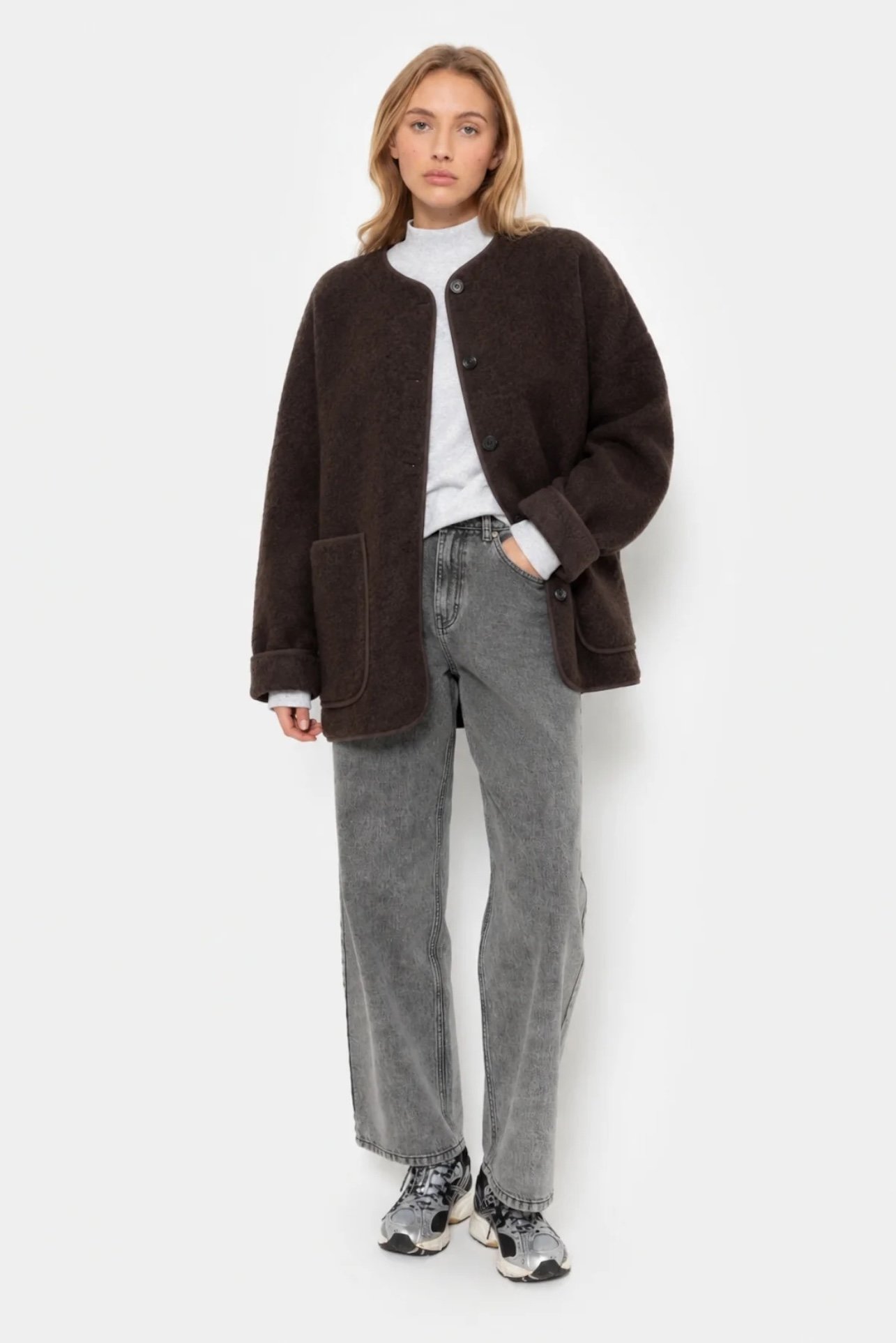 Âme - Hannah Wooly Oversized - Brown