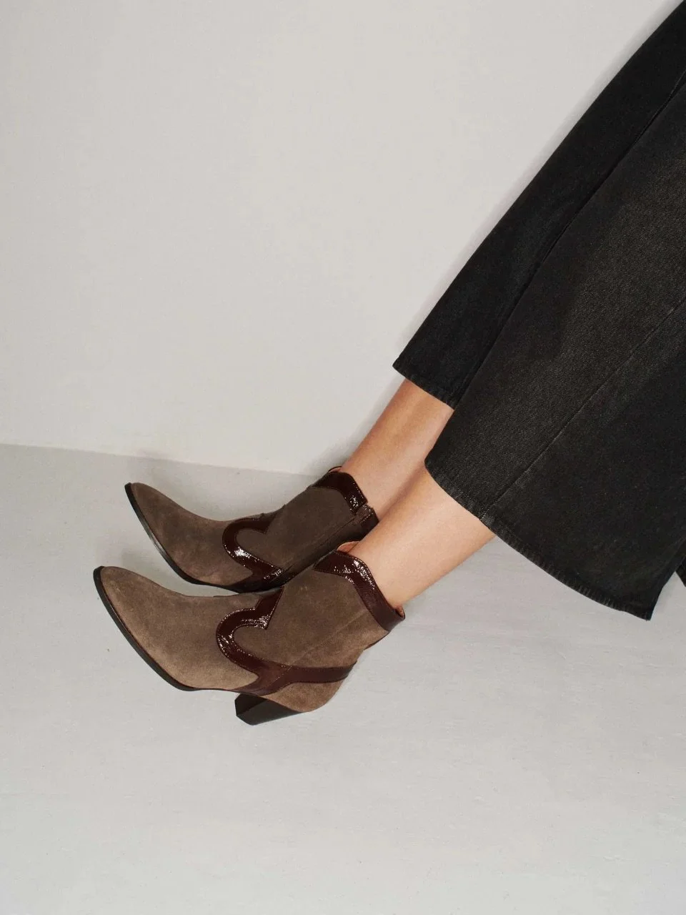 SOCQUE Bottine Georgia Noisette — A+M CONCEPT STORE