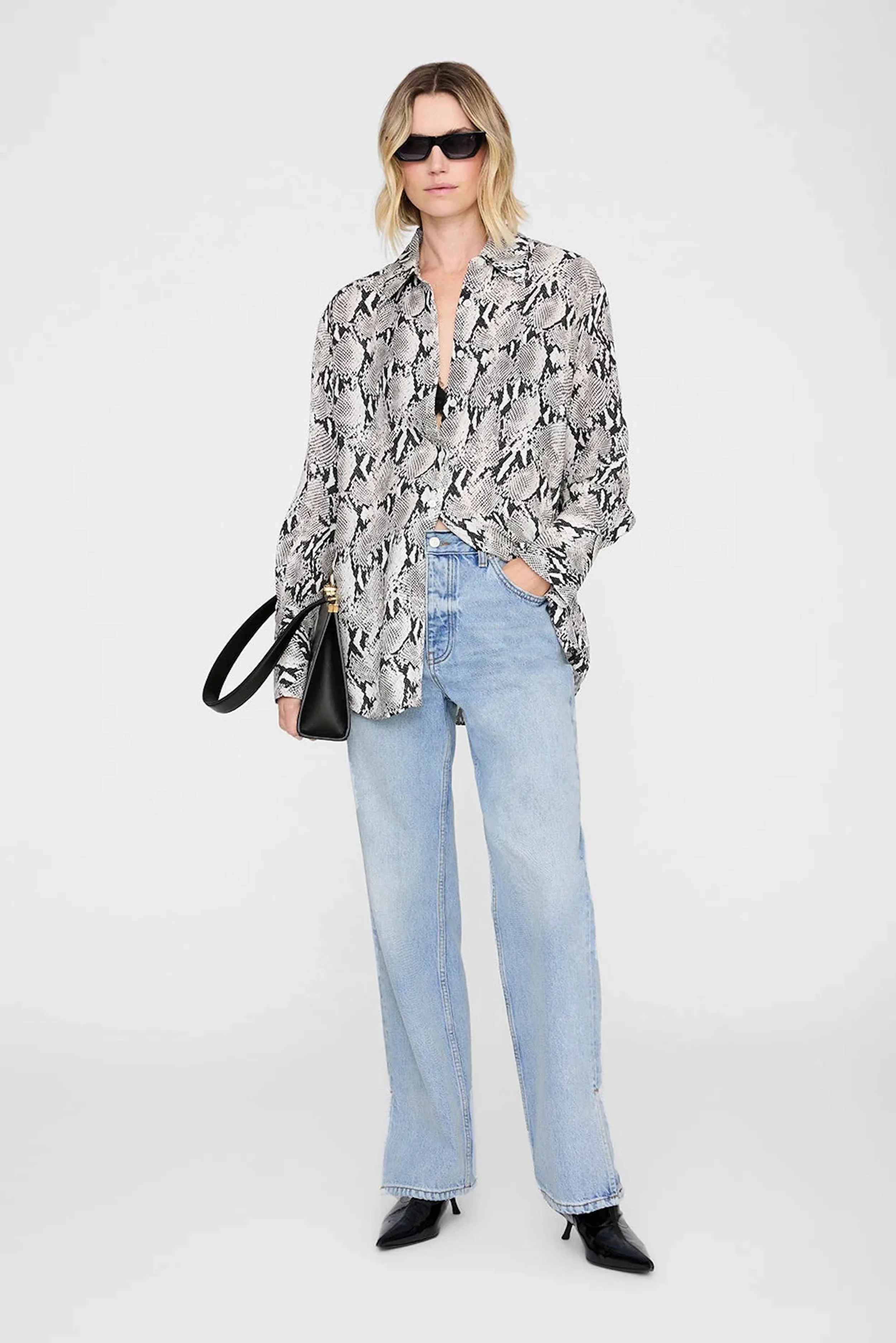 Anine Bing - Bridget Shirt - Python