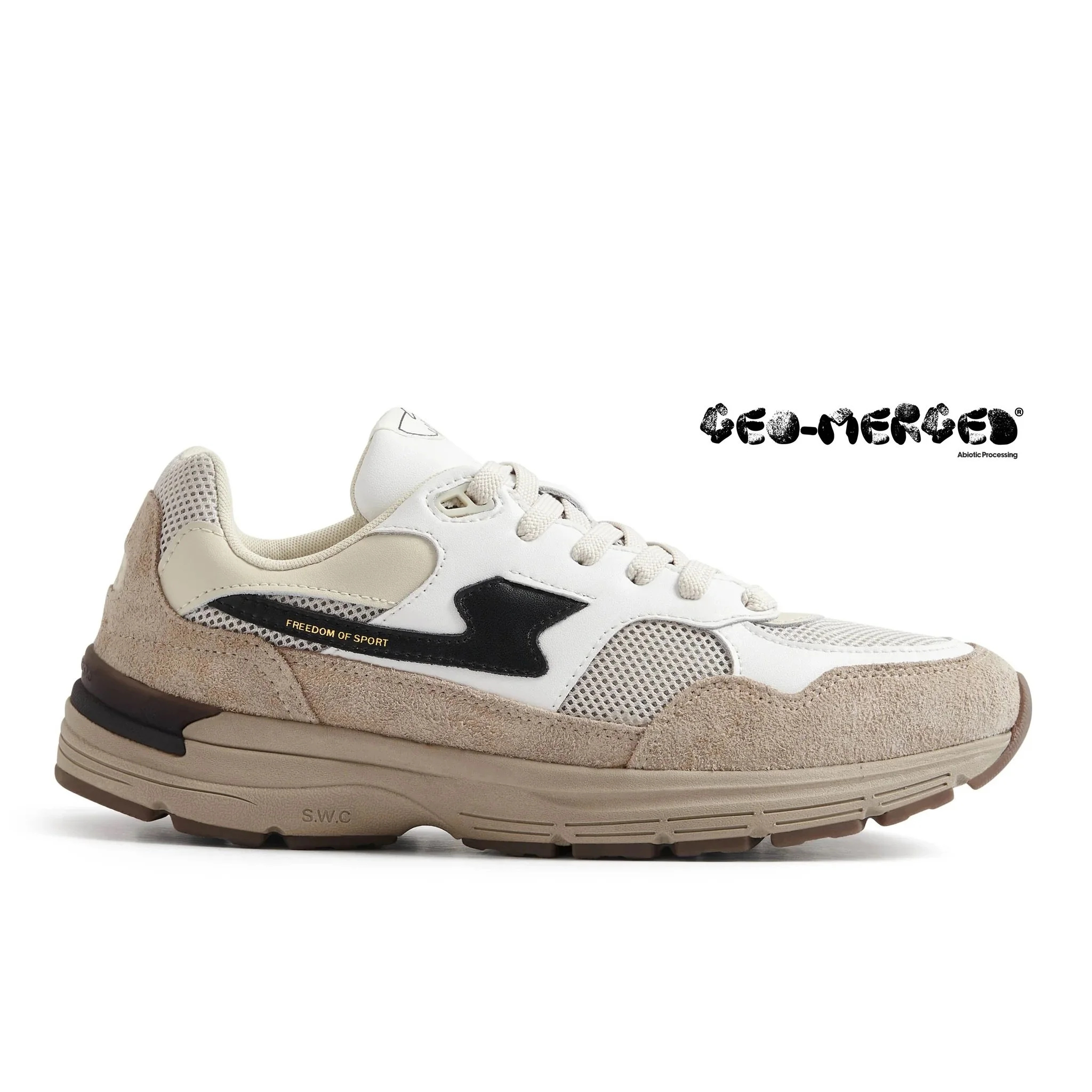 Stepney - Amiel S-Strike Suede Mix - Slv Smk