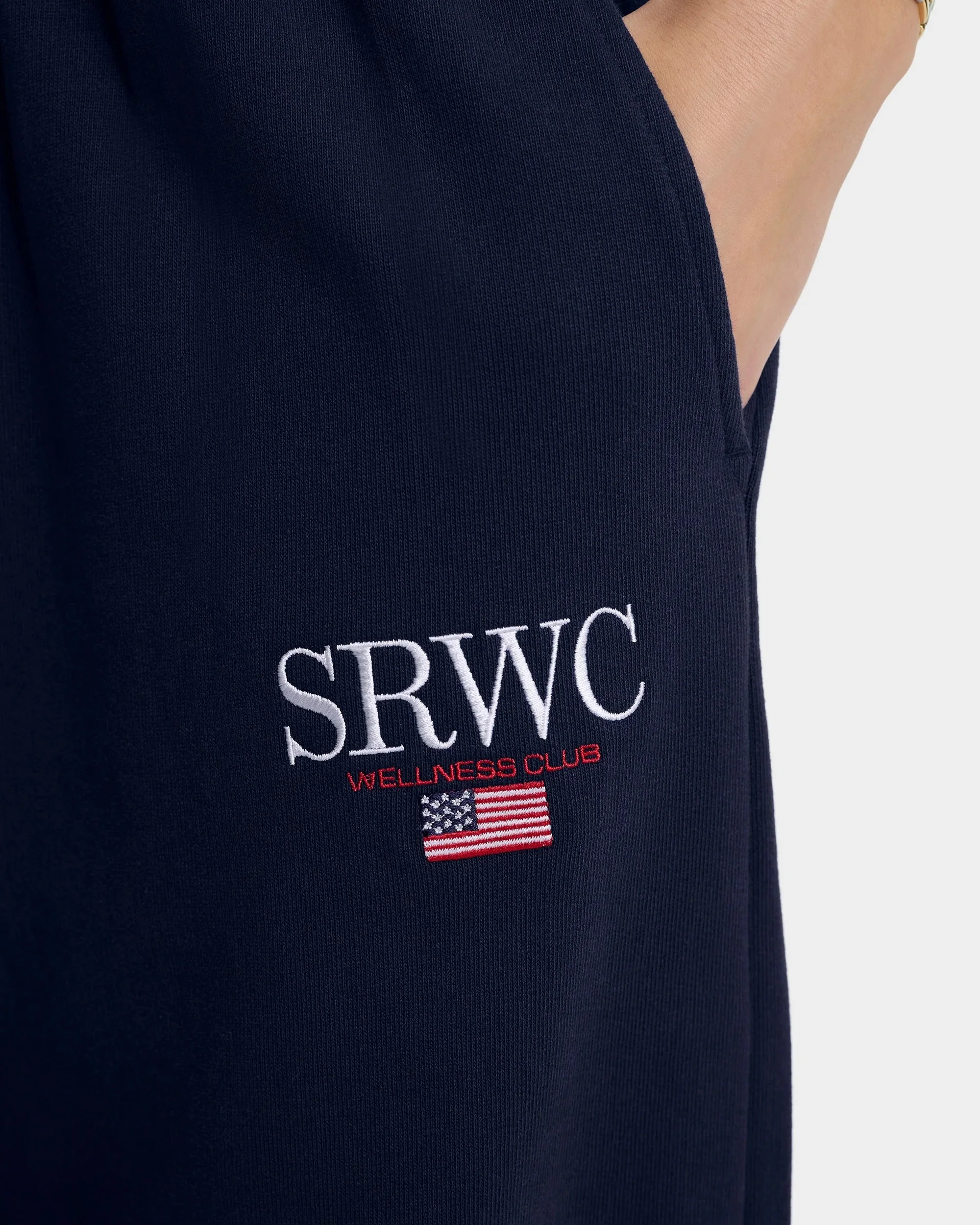 Sporty&Rich - Nautical Wide Sweatpants - Dark Navy