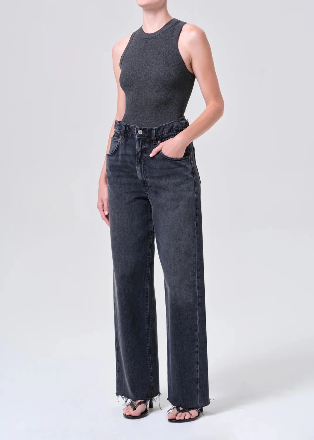 Agolde - Leigh tank - Charcoal Heather