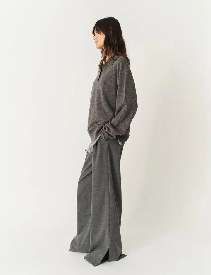 The Garment - Como Polo - Grey Melange