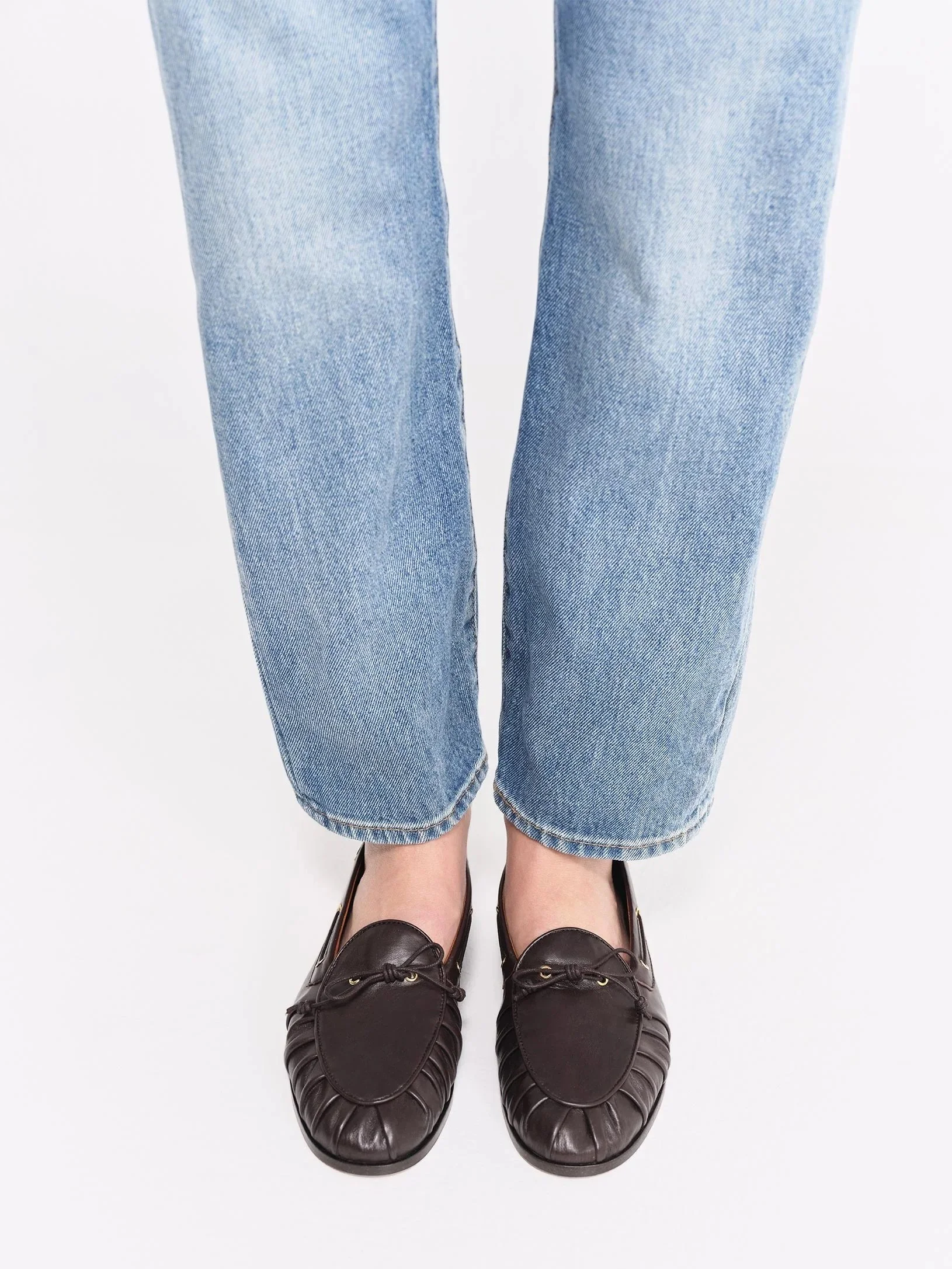 SOCQUE - Mocassin Como Cuir - Chocolat