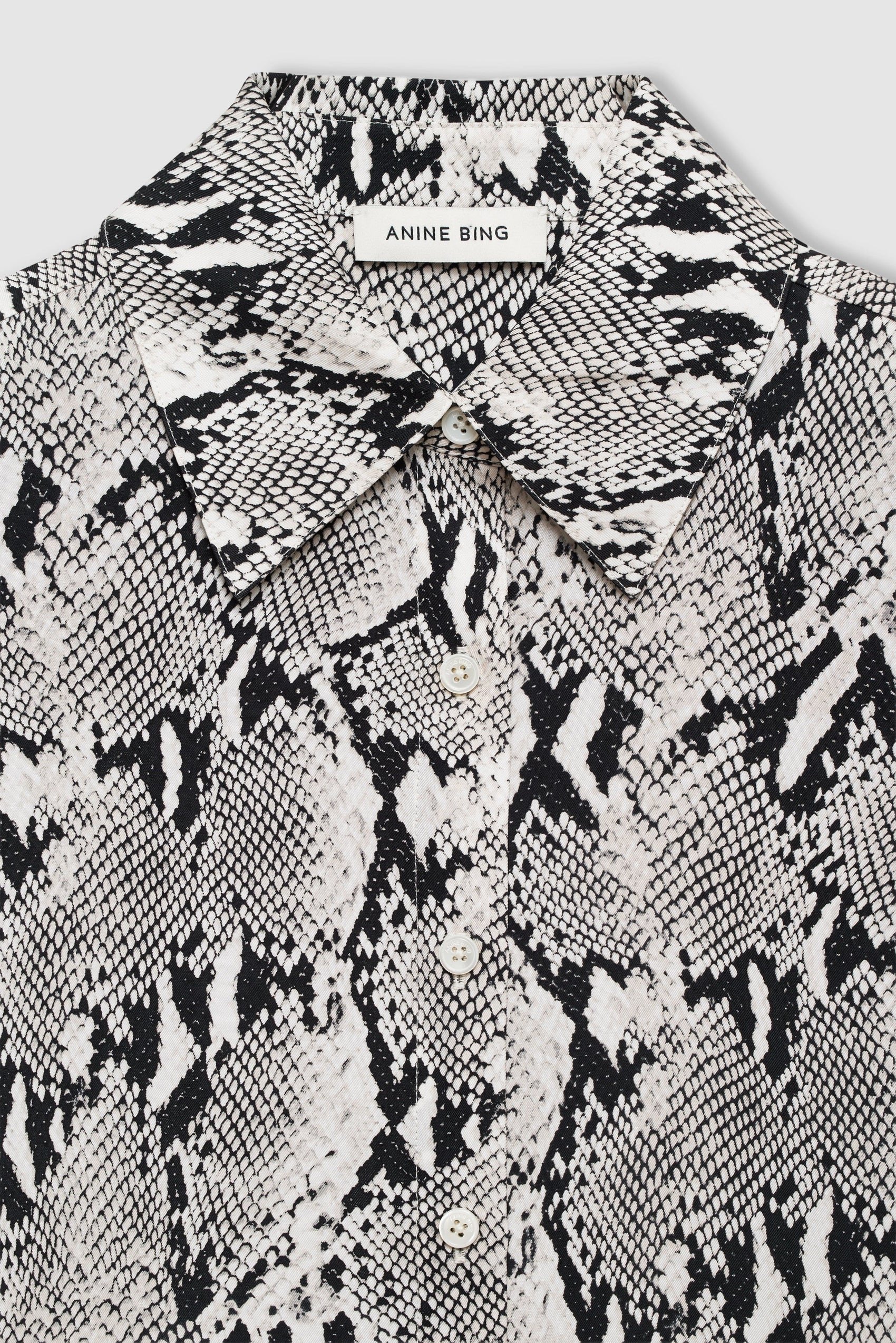 Anine Bing - Bridget Shirt - Python
