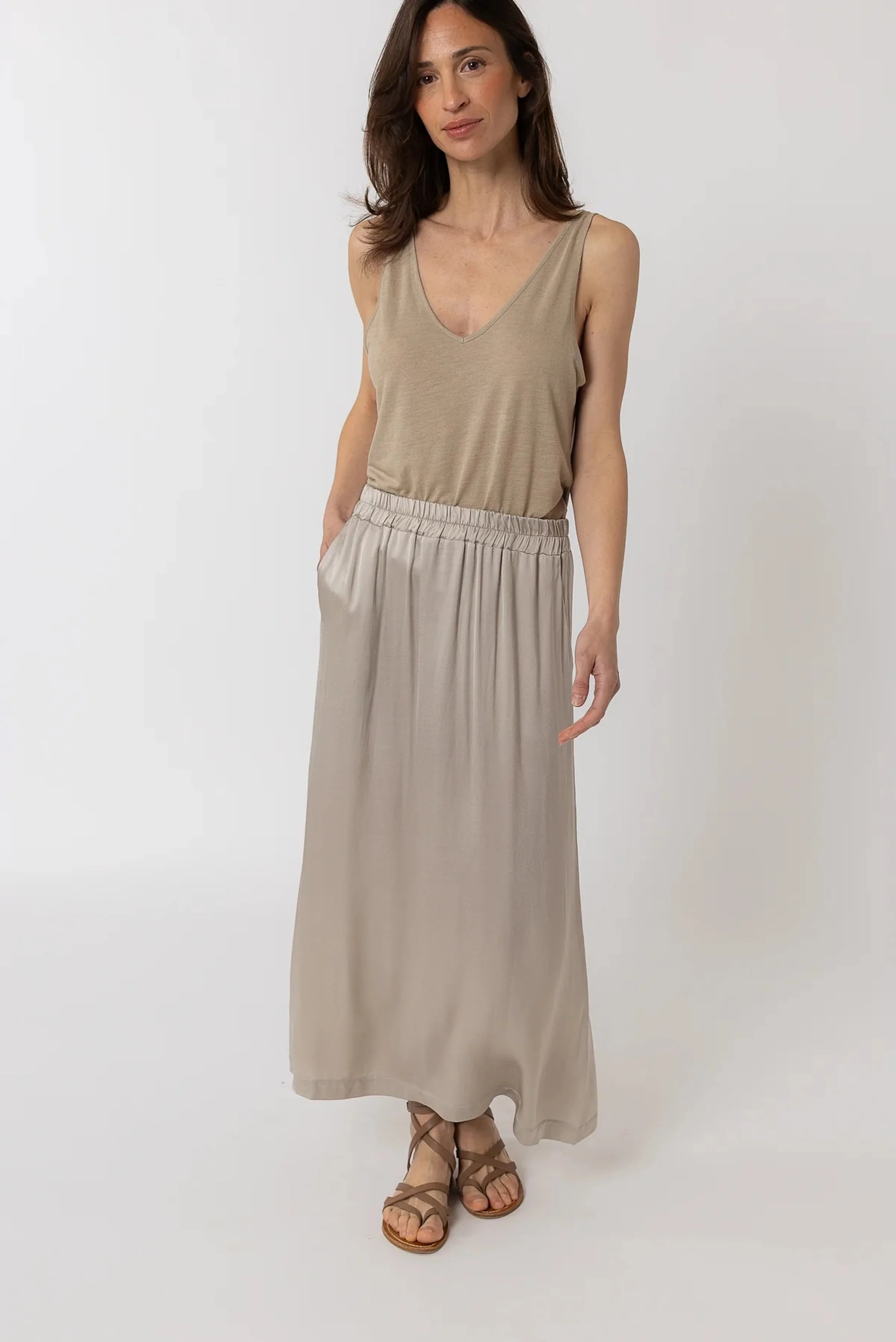Maevy - Ylang Skirt - Craie
