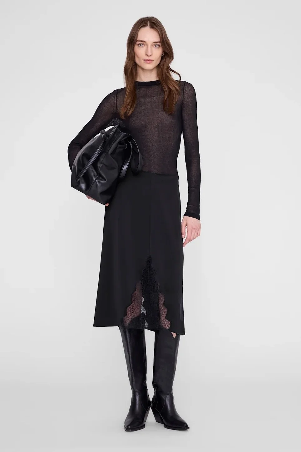 Anine Bing - Malou Skirt -  Black