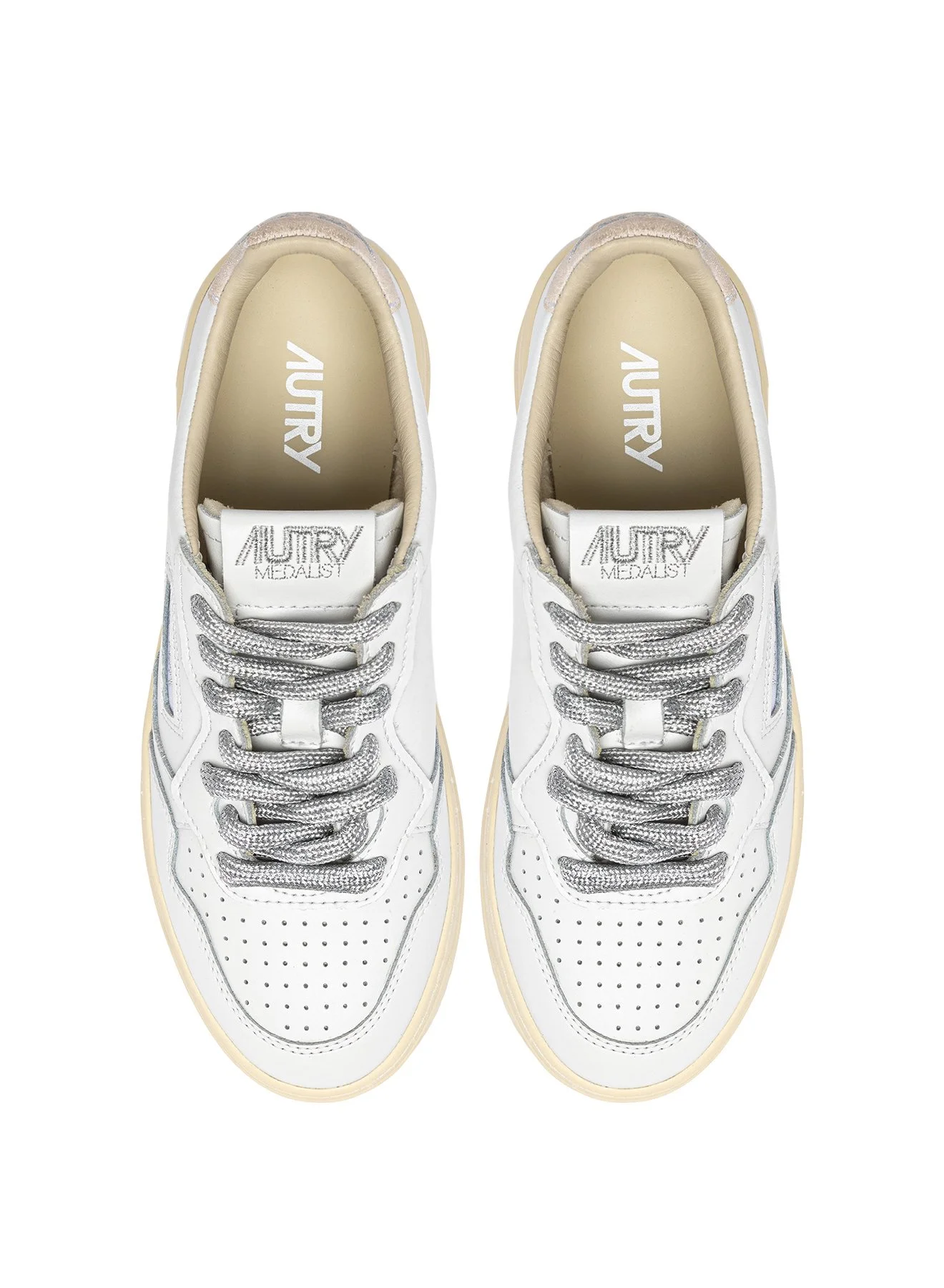 Autry - Low Med White Swoll SW02 - Silver