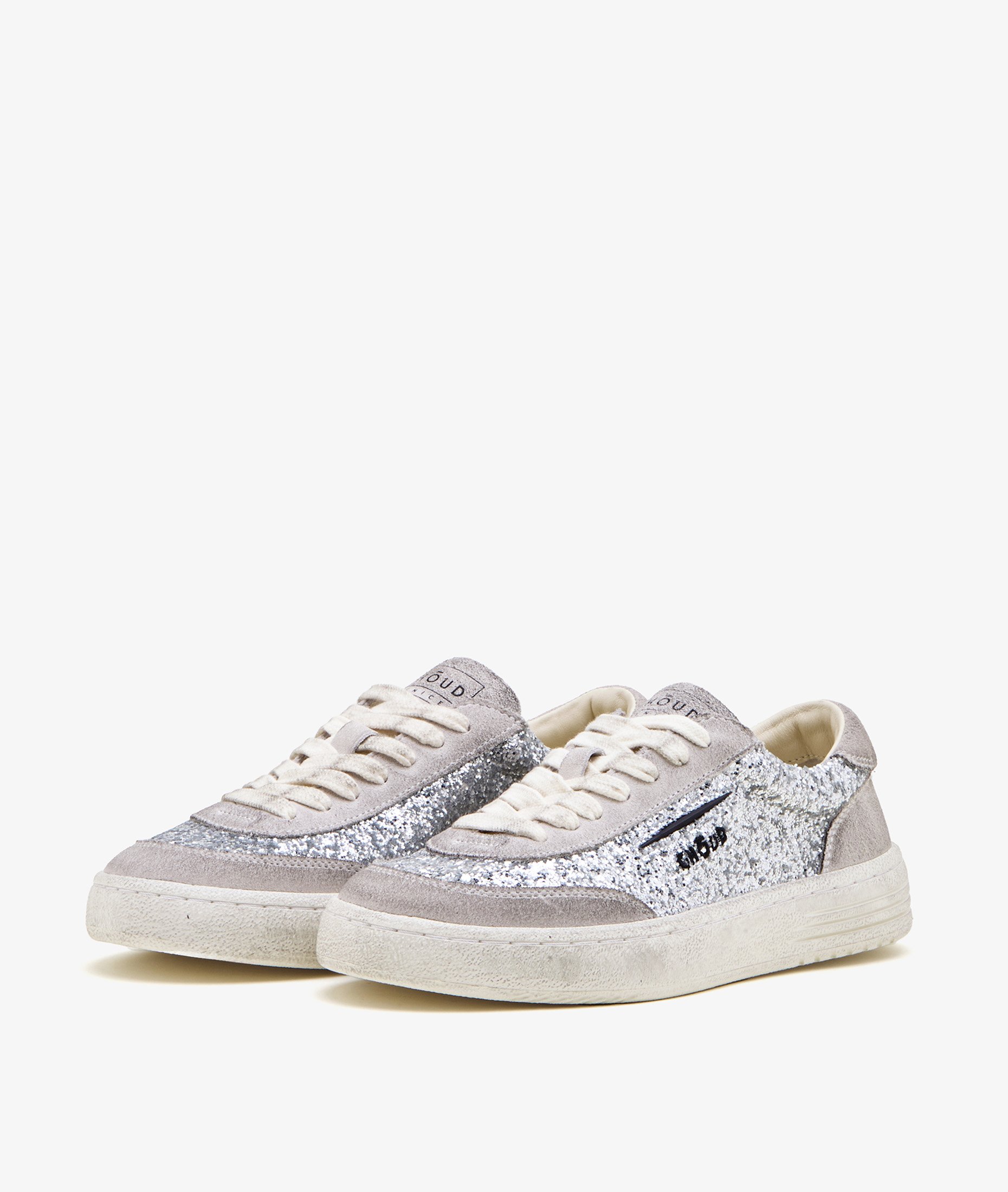 Ghoud Venice - Lido Brushed Glitter / Suede - Silver